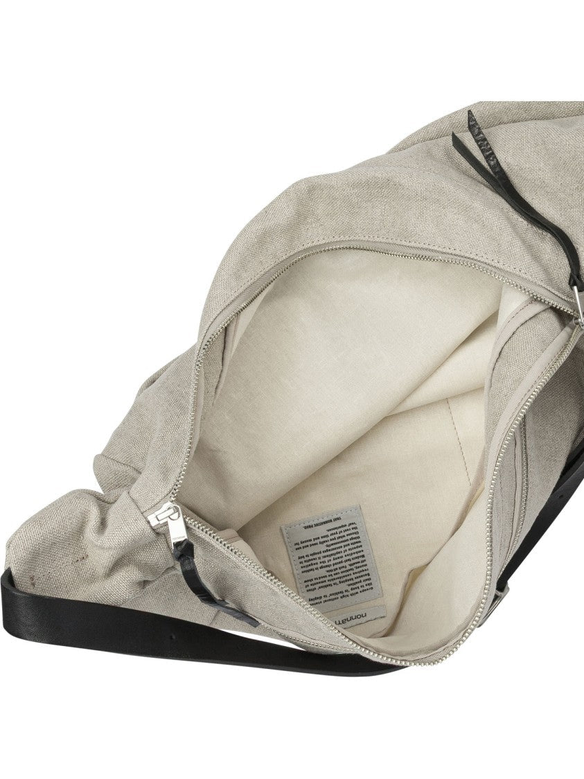 Nonnative Textured Linen Shoulder Bag