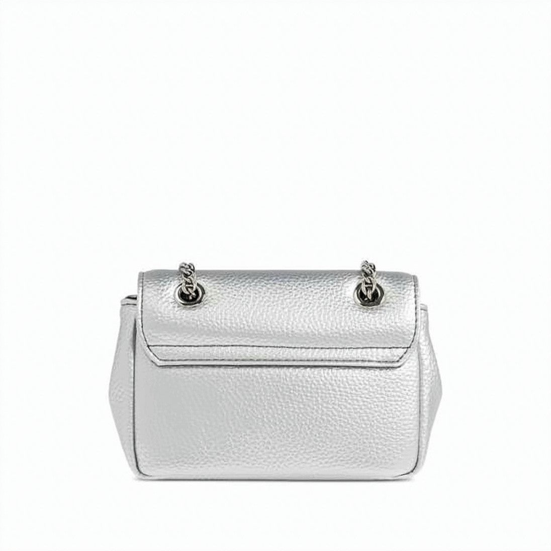 Vivienne Westwood Textured Synthetic Leather Crossbody Bag With Silver-Tone Orb Emblem