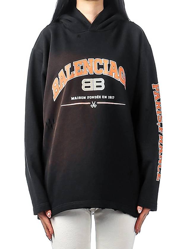 Luxury Balenciaga Trending 2025 BB Logo Hoodie Black