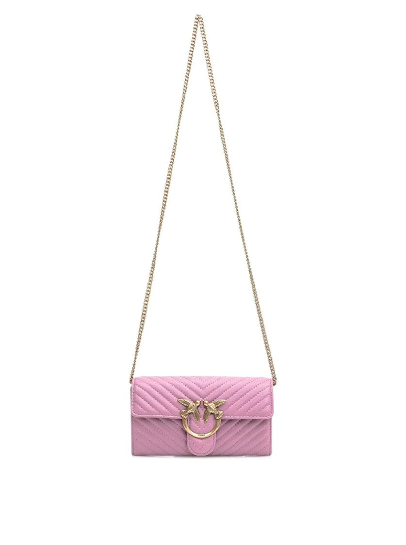 Pinko Love One Quilted Leather Wallet