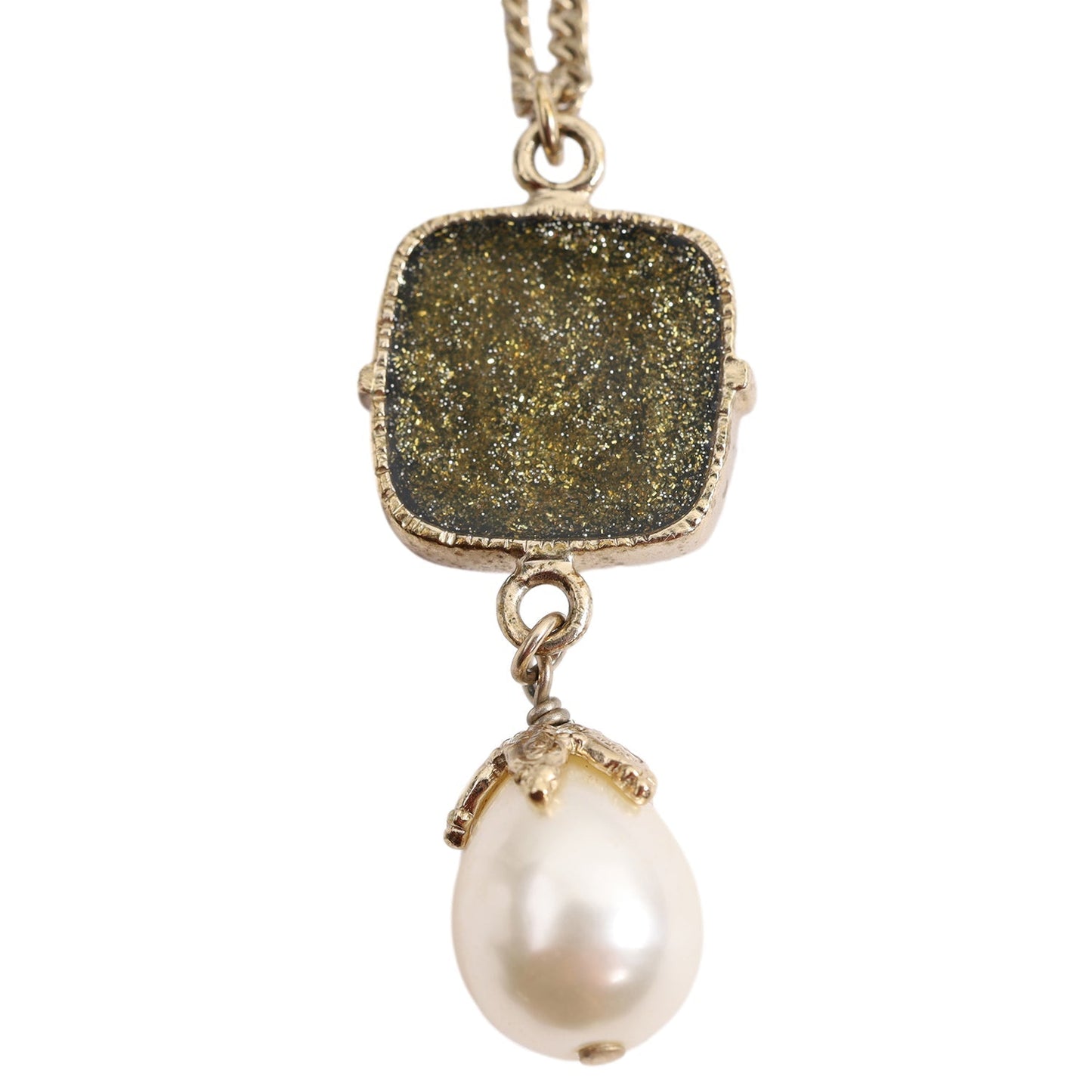 Pearl Enamel Necklace
