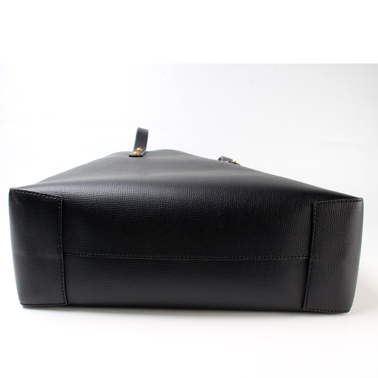Small Grainy Leather Haymarket Check Tote