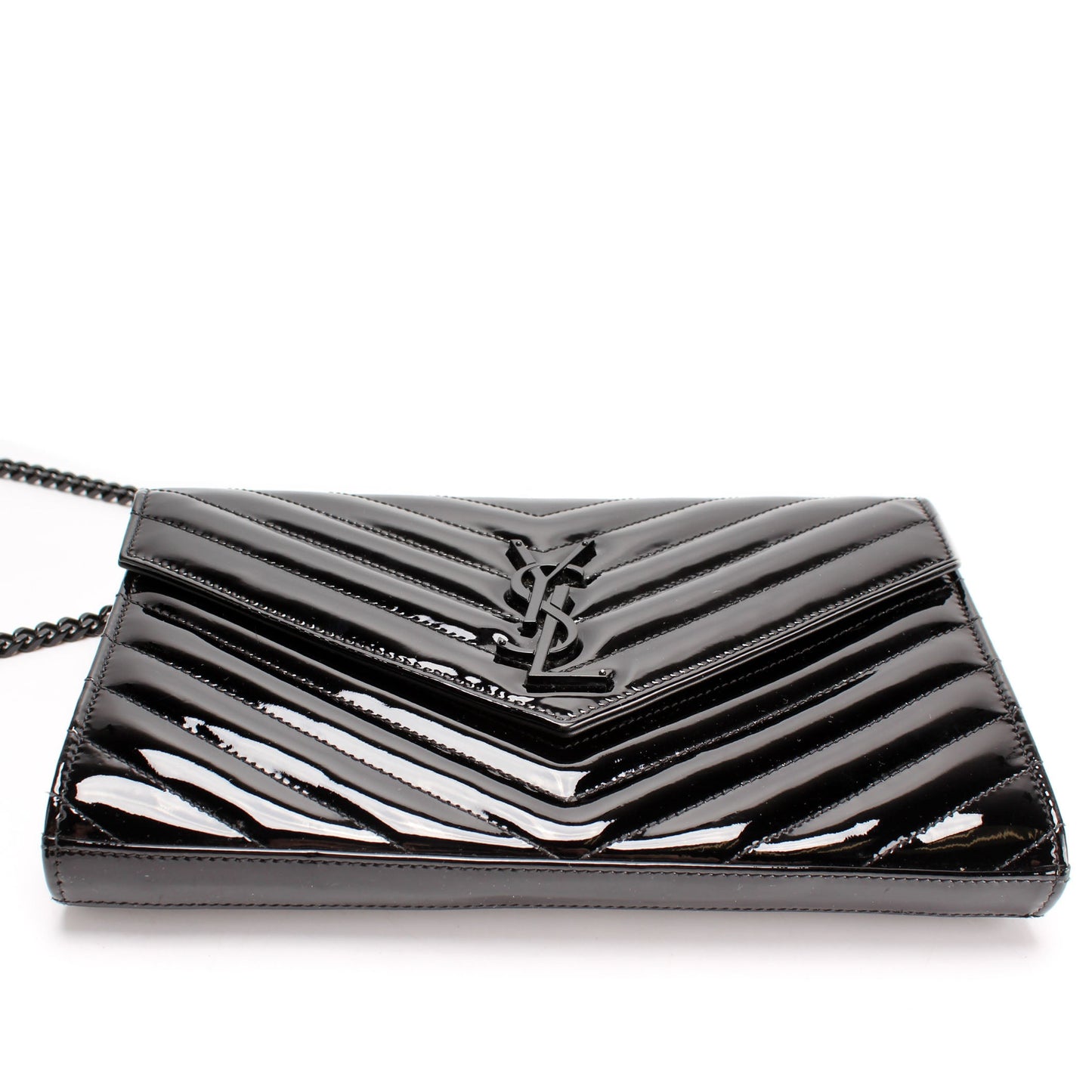 Cassandre Patent Chain Wallet