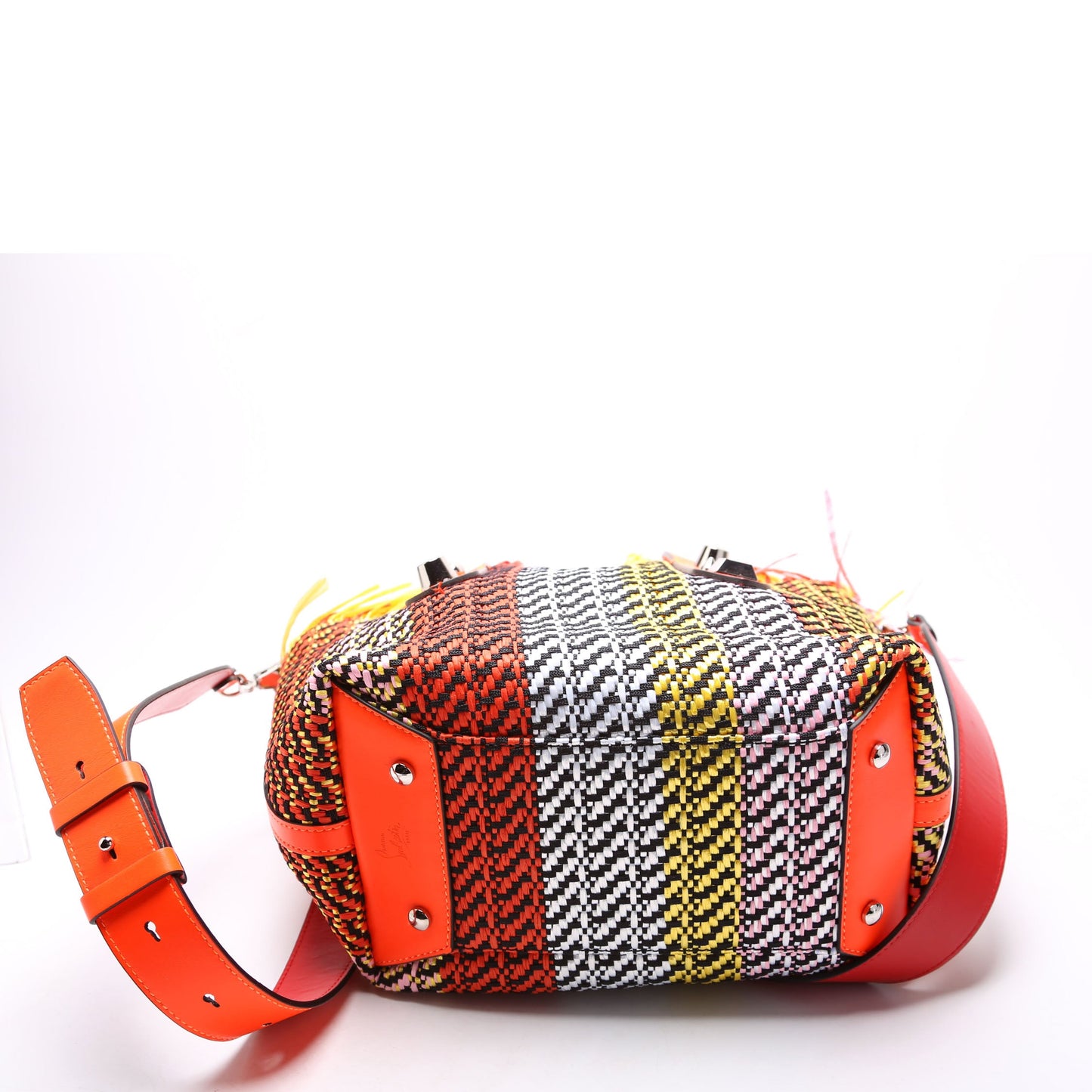 Frangibus Fringe Raffia Small Tote