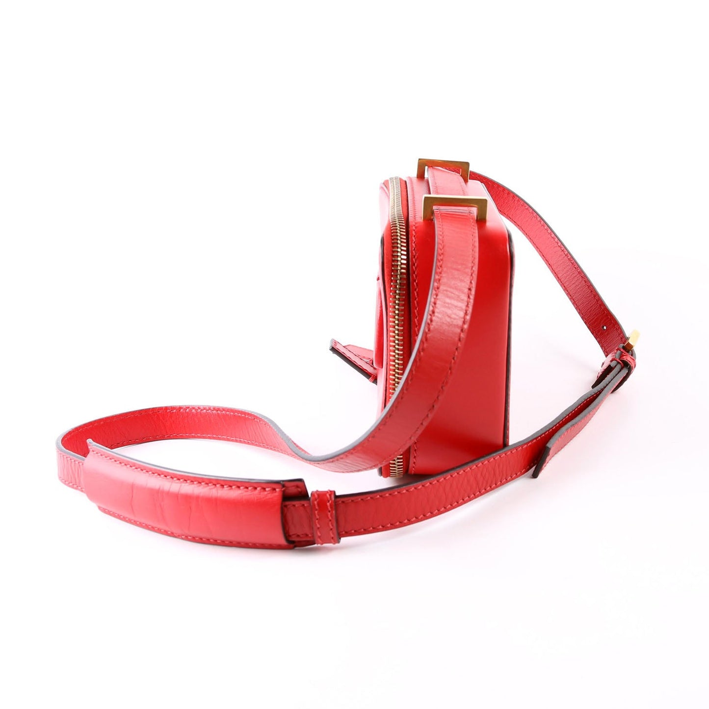 V Sling Crossbody Calfskin Red