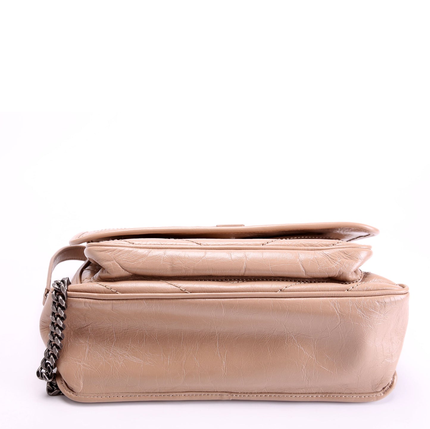 Niki Medium Crinkle Leather 633158 Tan