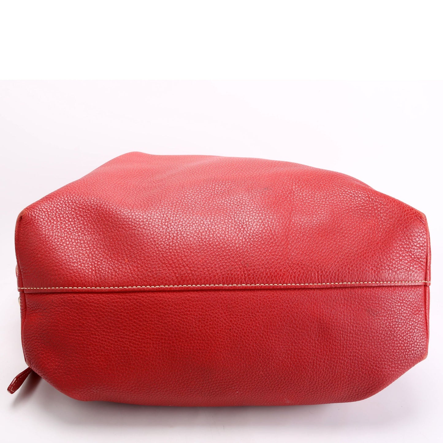BN1713 Soft Calf Large Shopping Tote Red