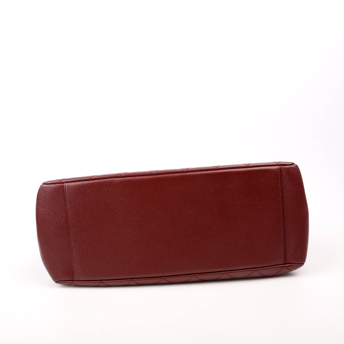 Grand Shopping Tote Caviar Burgundy