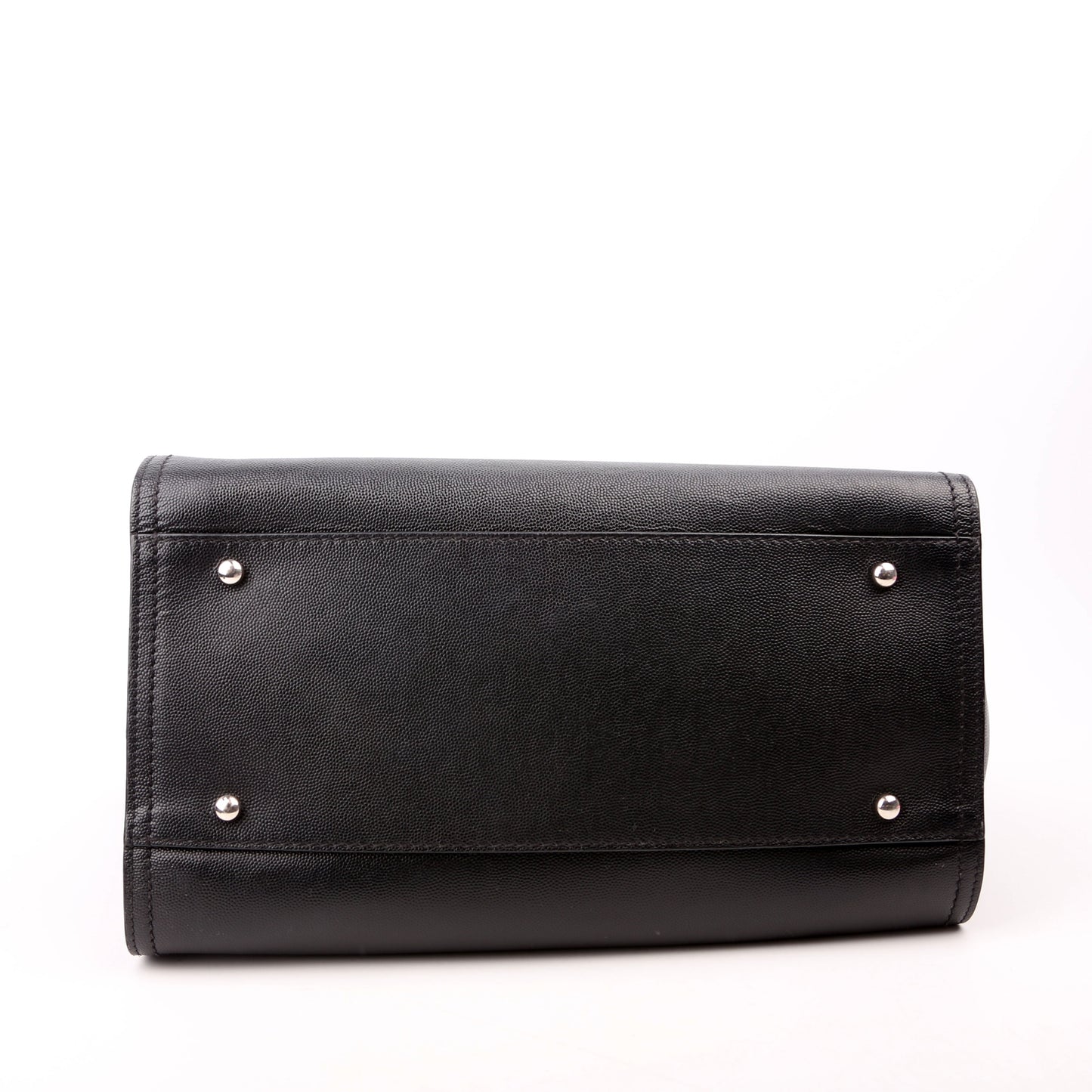 Deauville Studded Caviar Small Tote Black