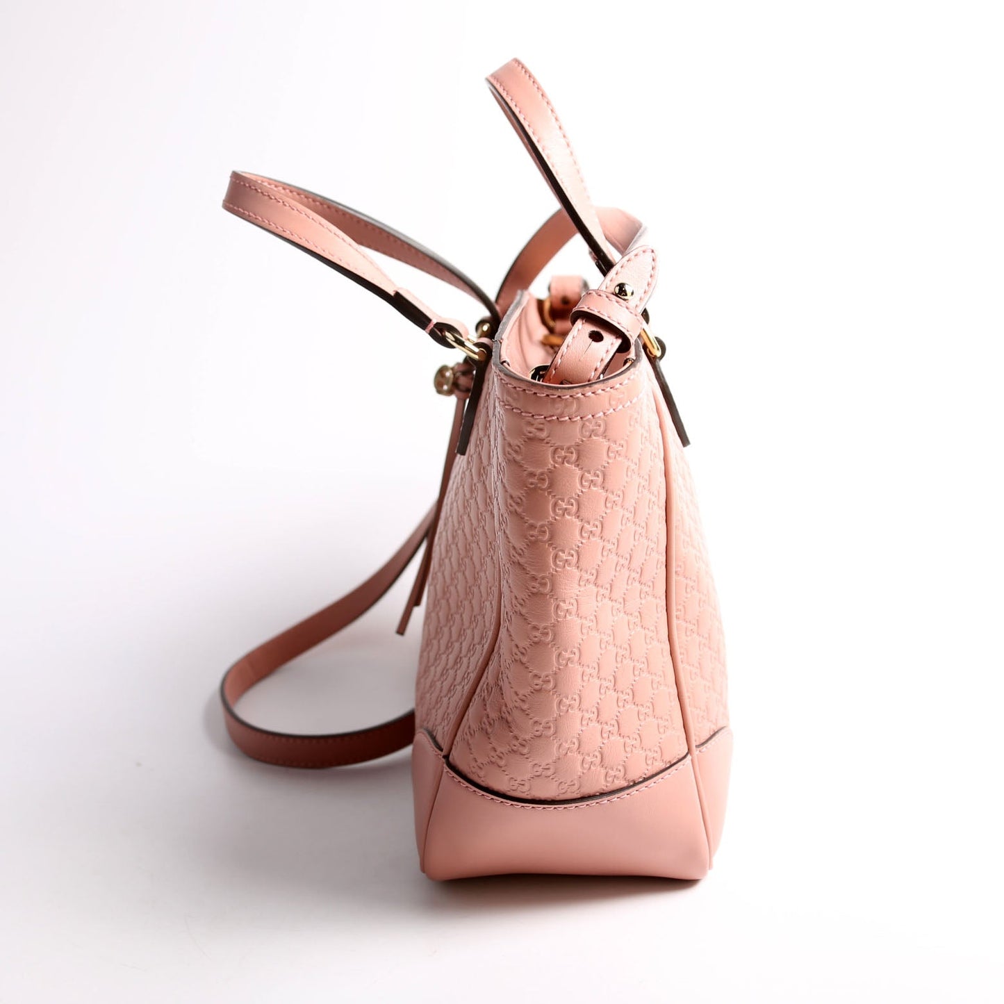 449241 Micro Guccissima Bree Small Tote Pink