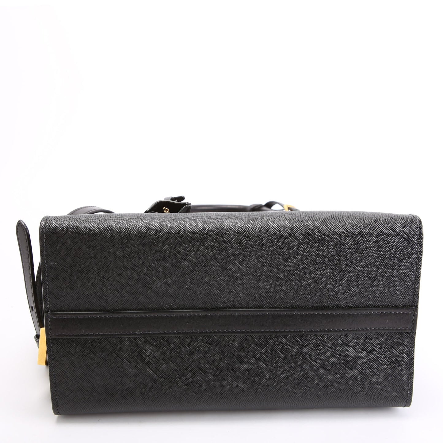 Esplanade City Calfskin Small Black/Gold