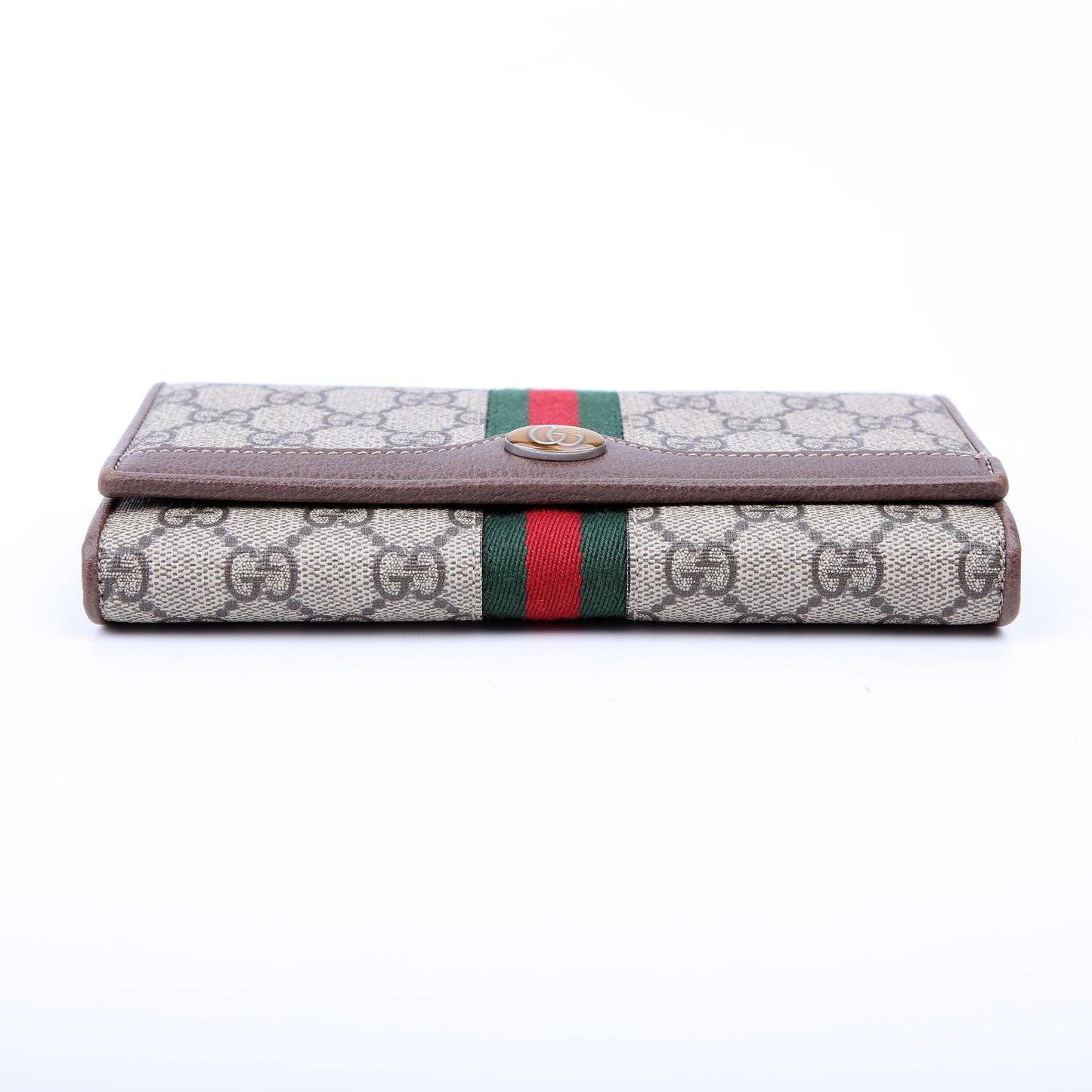 546592 Ophidia GG Supreme Chain Wallet Brown