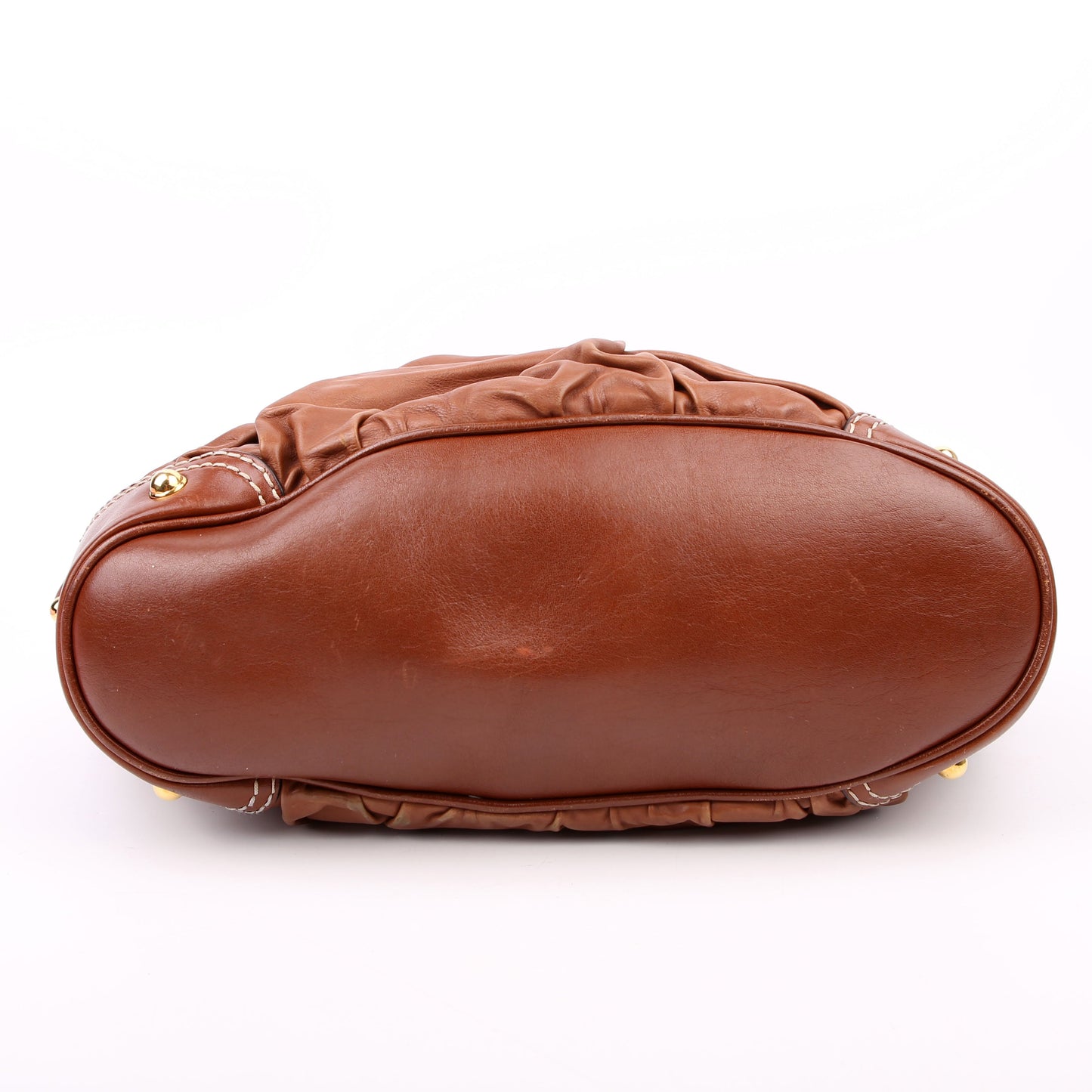 203546 Leather Jockey Hobo Brown