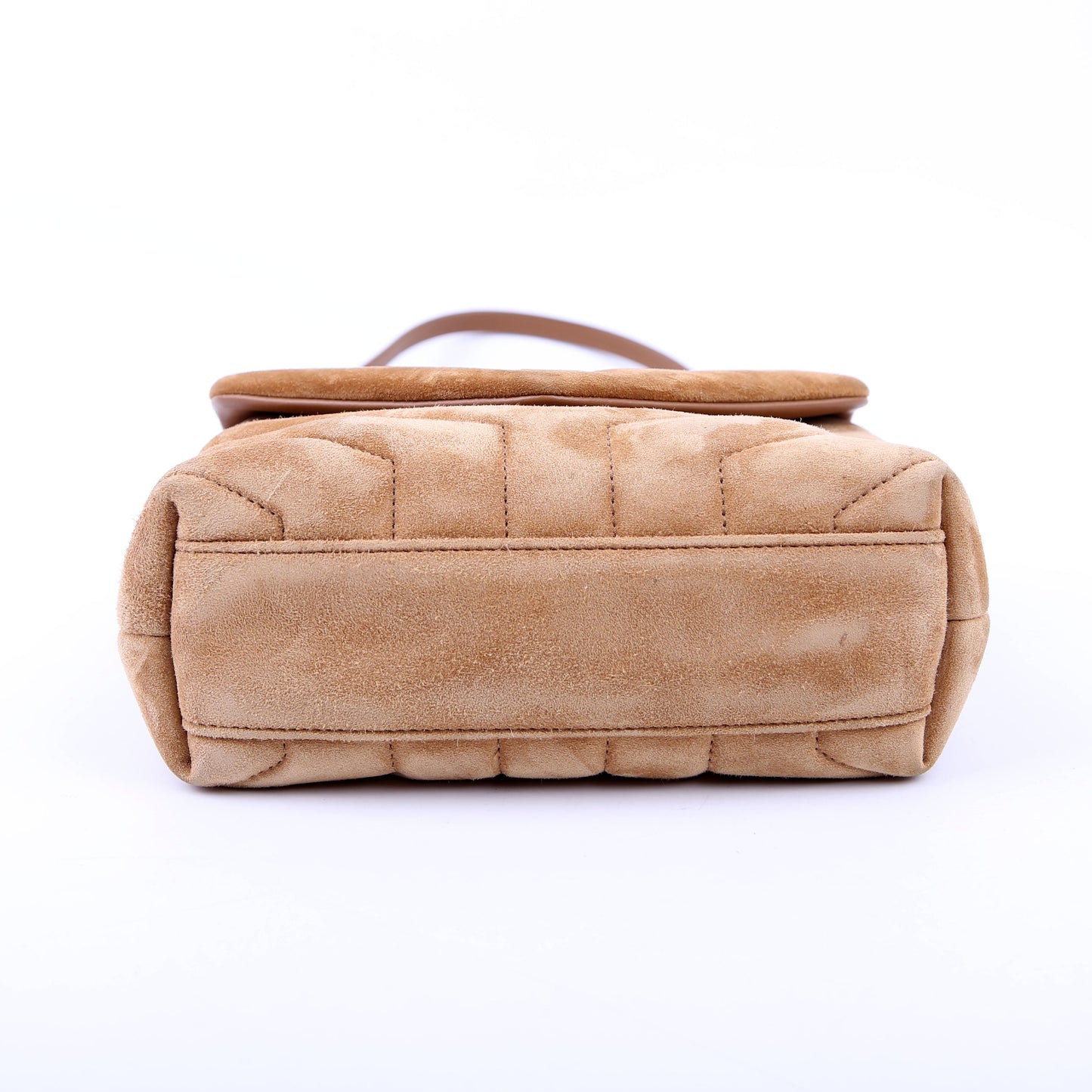 Loulou Suede Satchel Toy Crossbody 678401 Brown