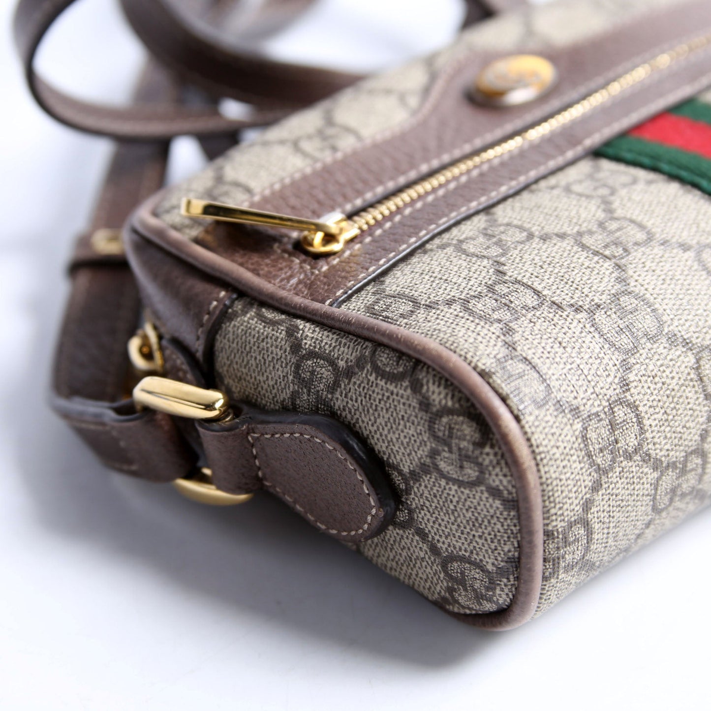 517350 GG Supreme Mini Ophidia Brown