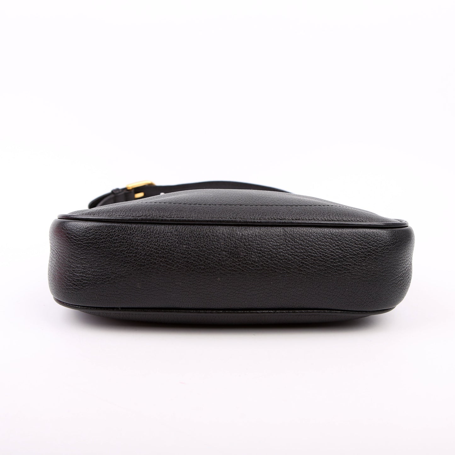 731817 Aphrodite Leather Small Shoulder Black