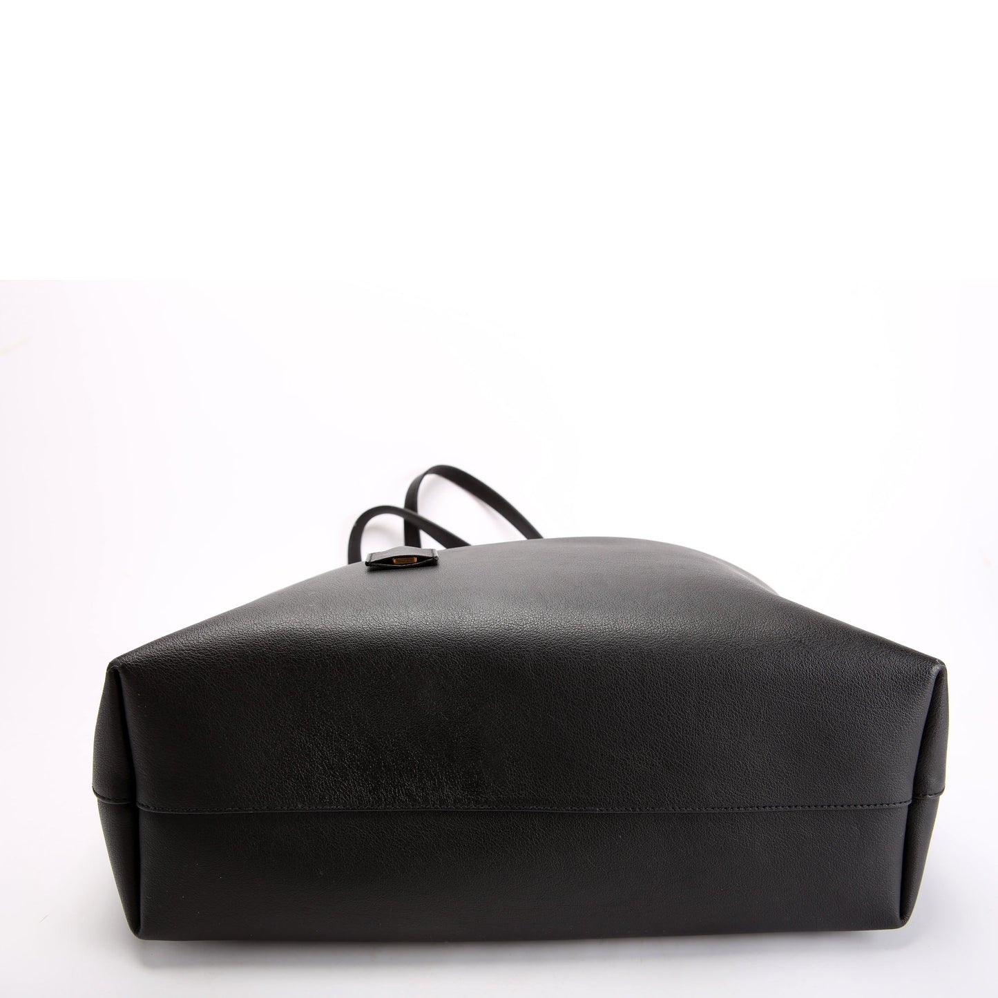 Shopping Bag East/West Supple Leather 600281 Black