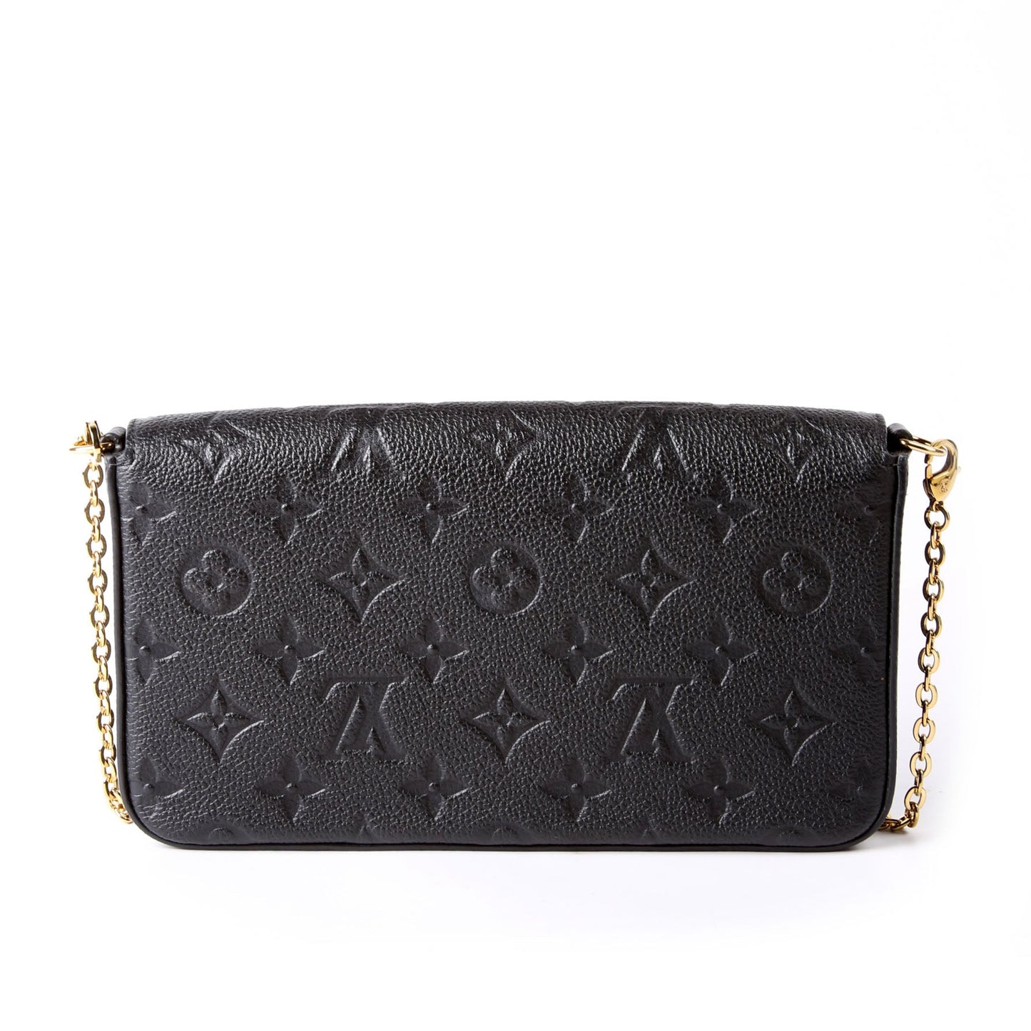 Pochette Felicie Empreinte Black