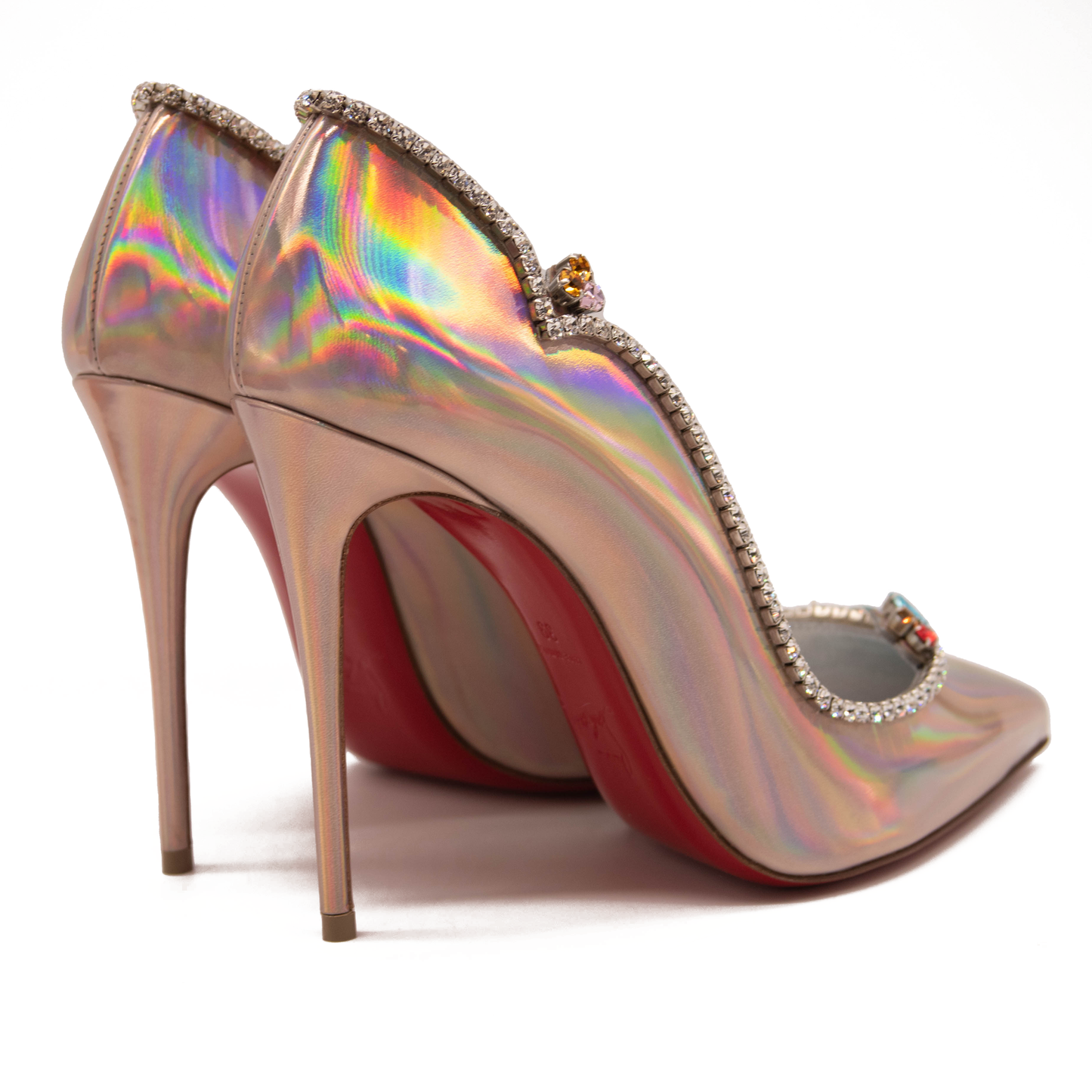 Christian Louboutin Chick Queen Pointed Toe Pump Wood Rose 7.5 US