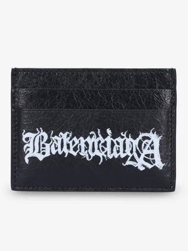 Luxury Balenciaga Trending 2025 Cash DIY Metal Card Wallet Black White