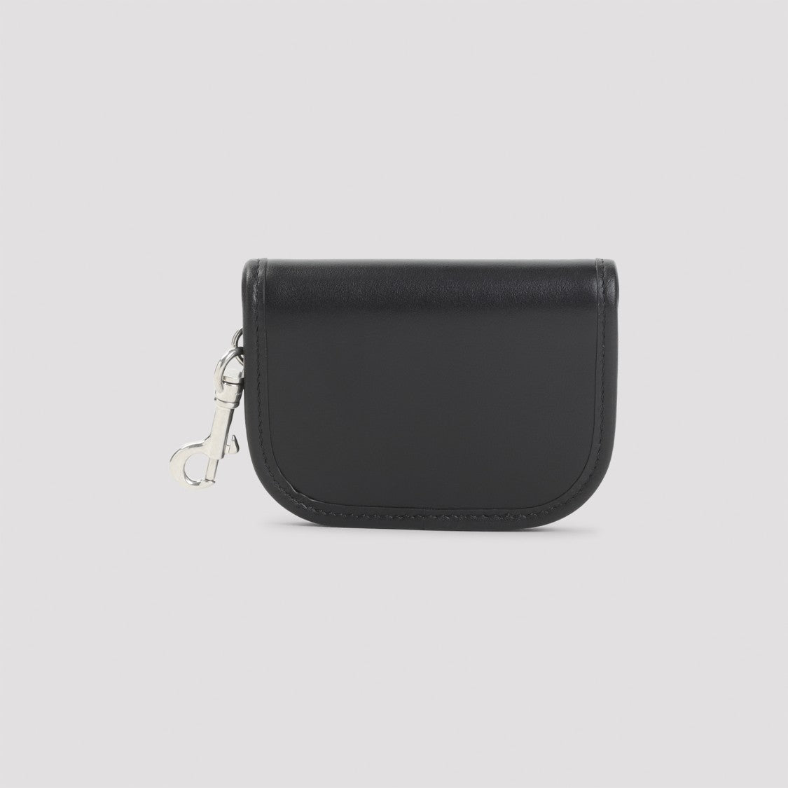 Celine Nano Besace Triomphe Keyring In Black Calf Leather