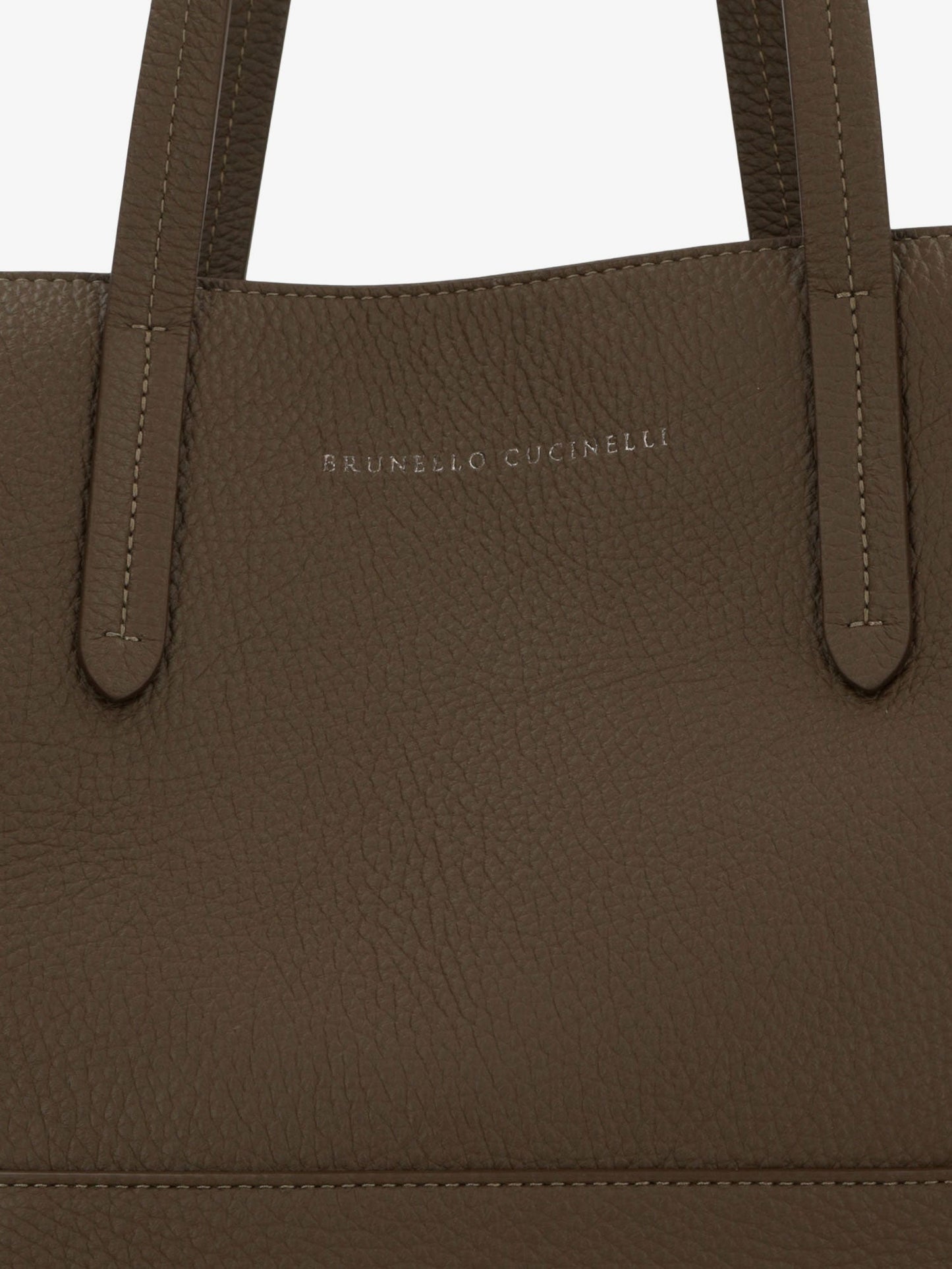 BC Duo hammered leather shoulder bag