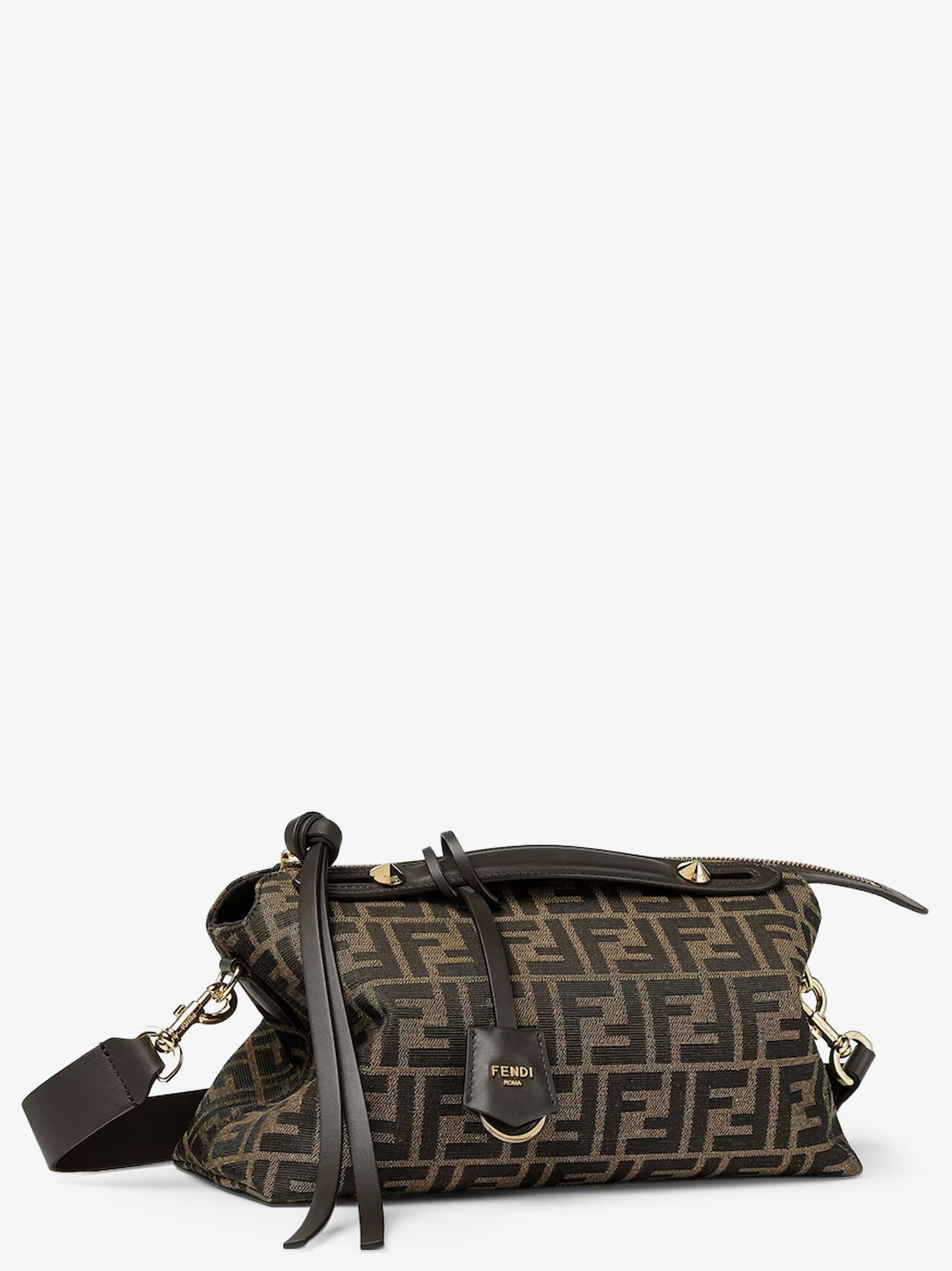 By The Way Soft Medium FF jacquard fabric crossbody bag