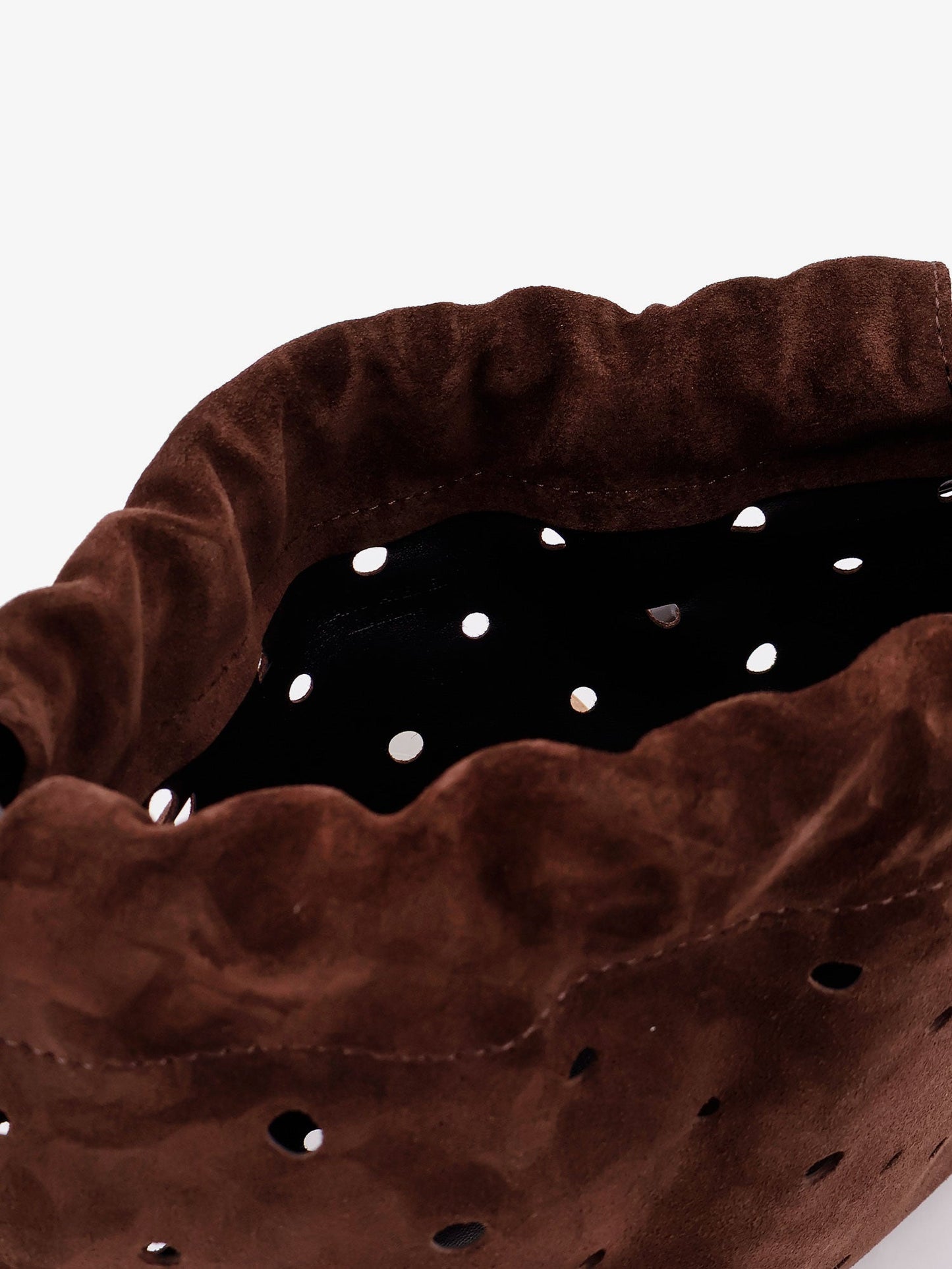 Romy suede shoulder bag