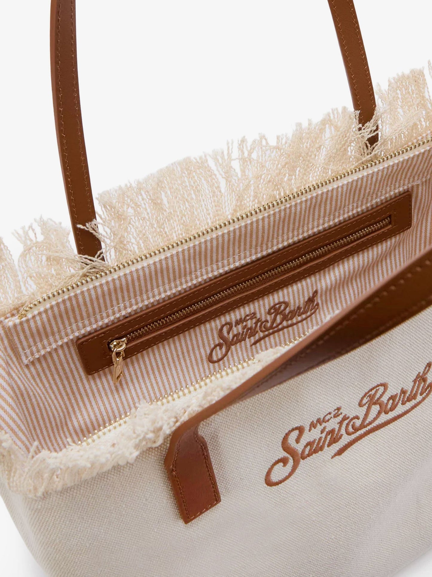 City bag Mid Fringe canvas shoulder bag