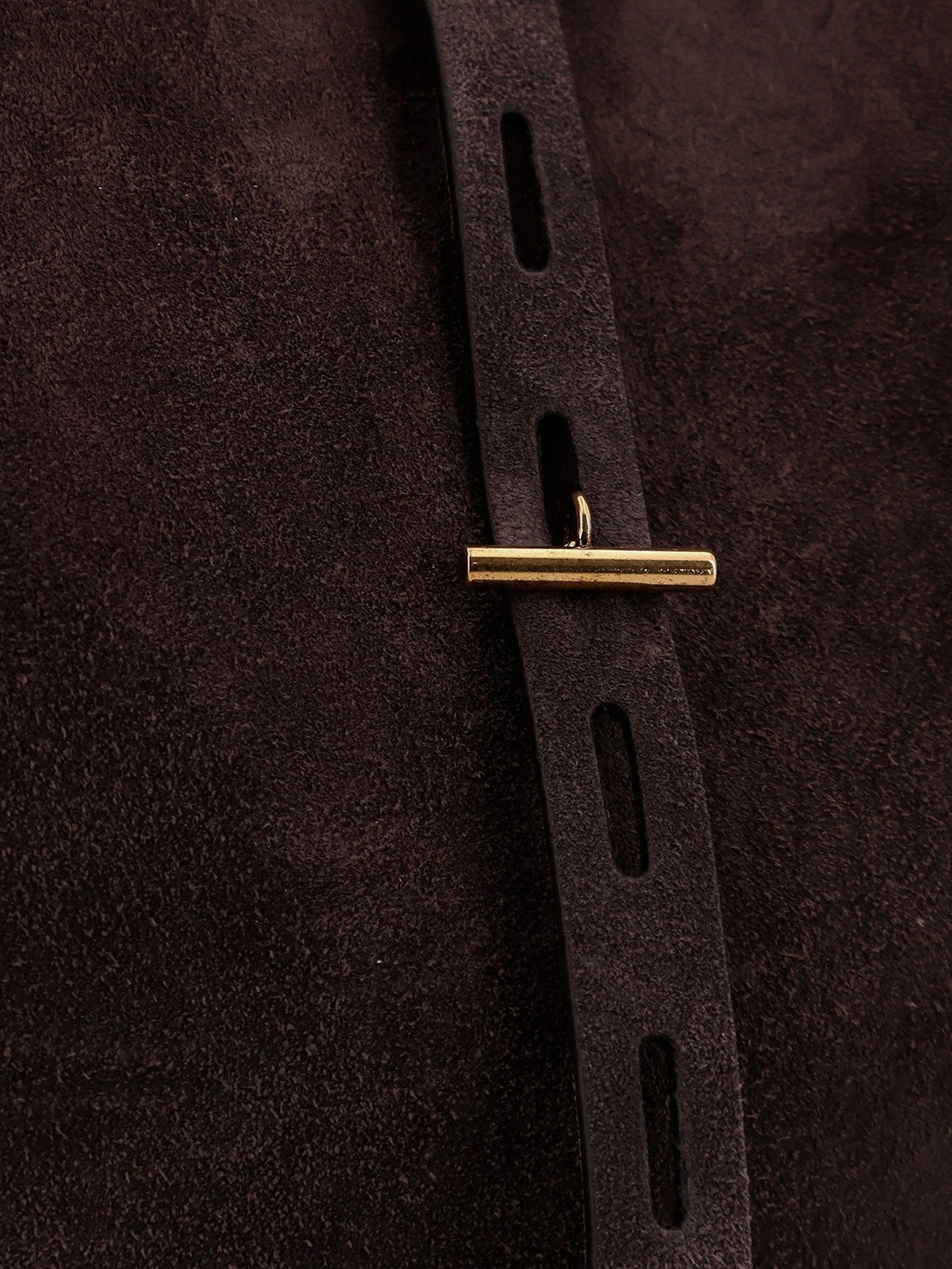 Suede shoulder bag
