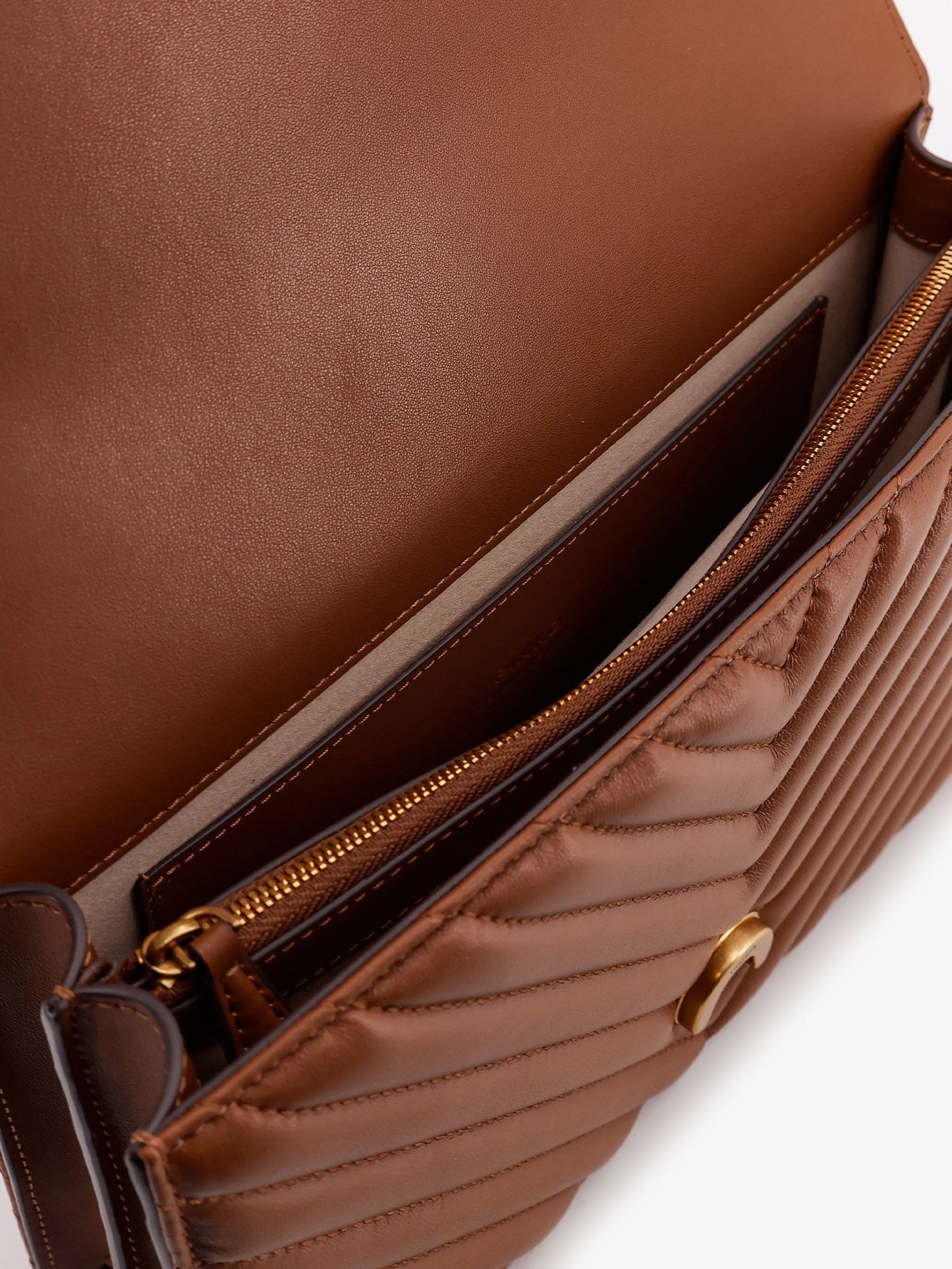 Love Bag One quilted leather crossbody bag