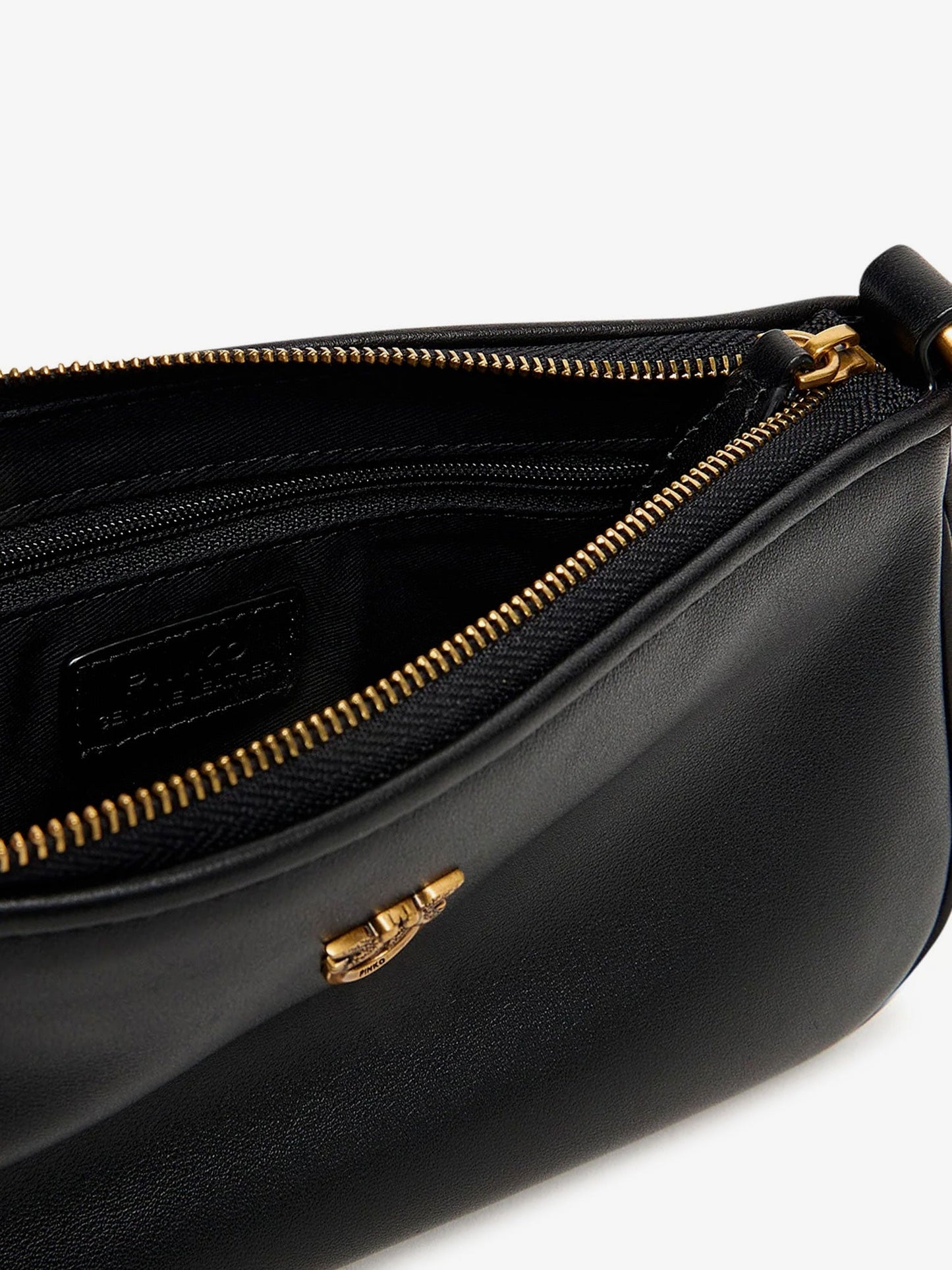 Mini Half Moon leather crossbody bag