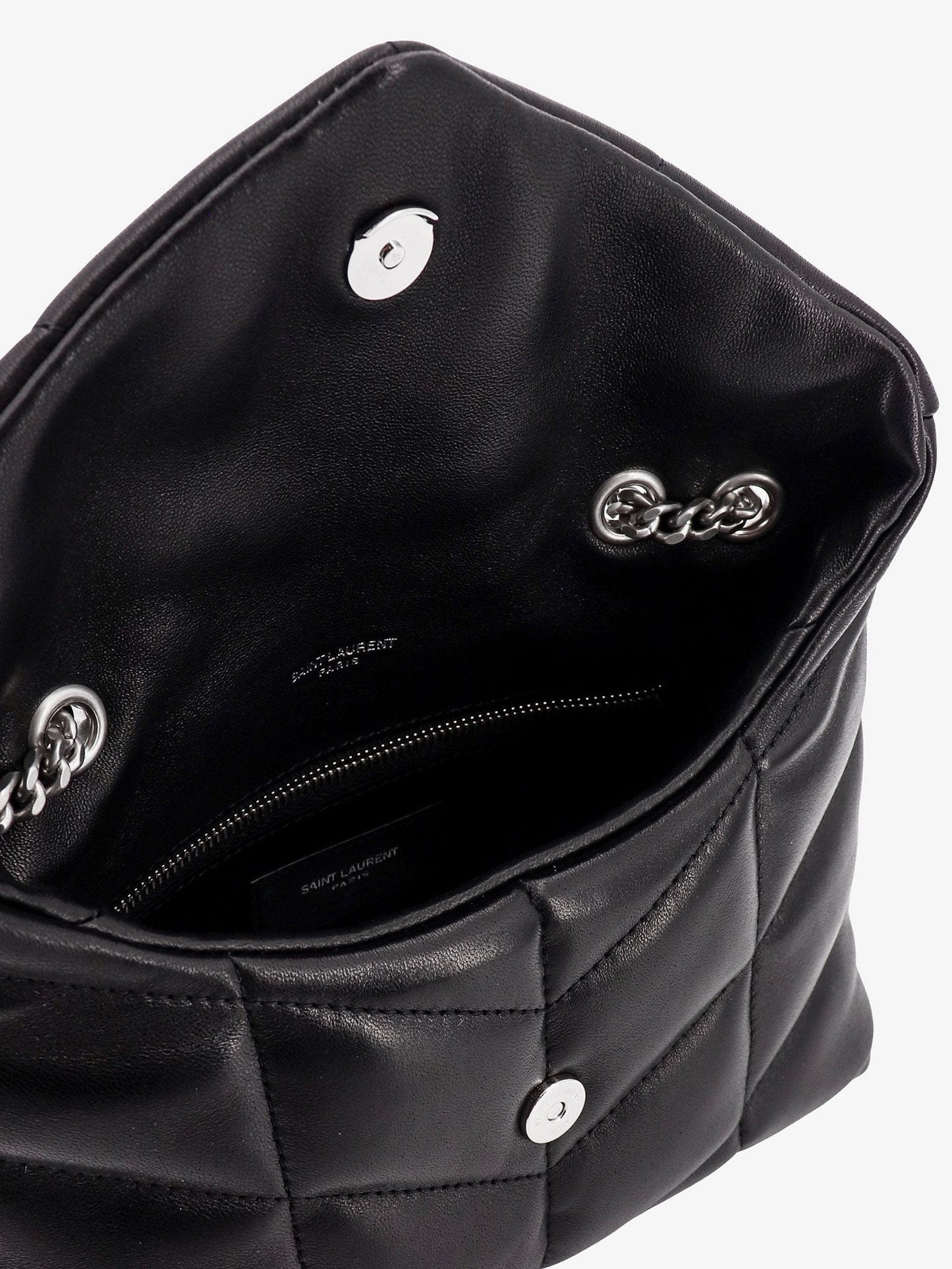 Loulou Puffer Toy matelassé leather crossbody bag