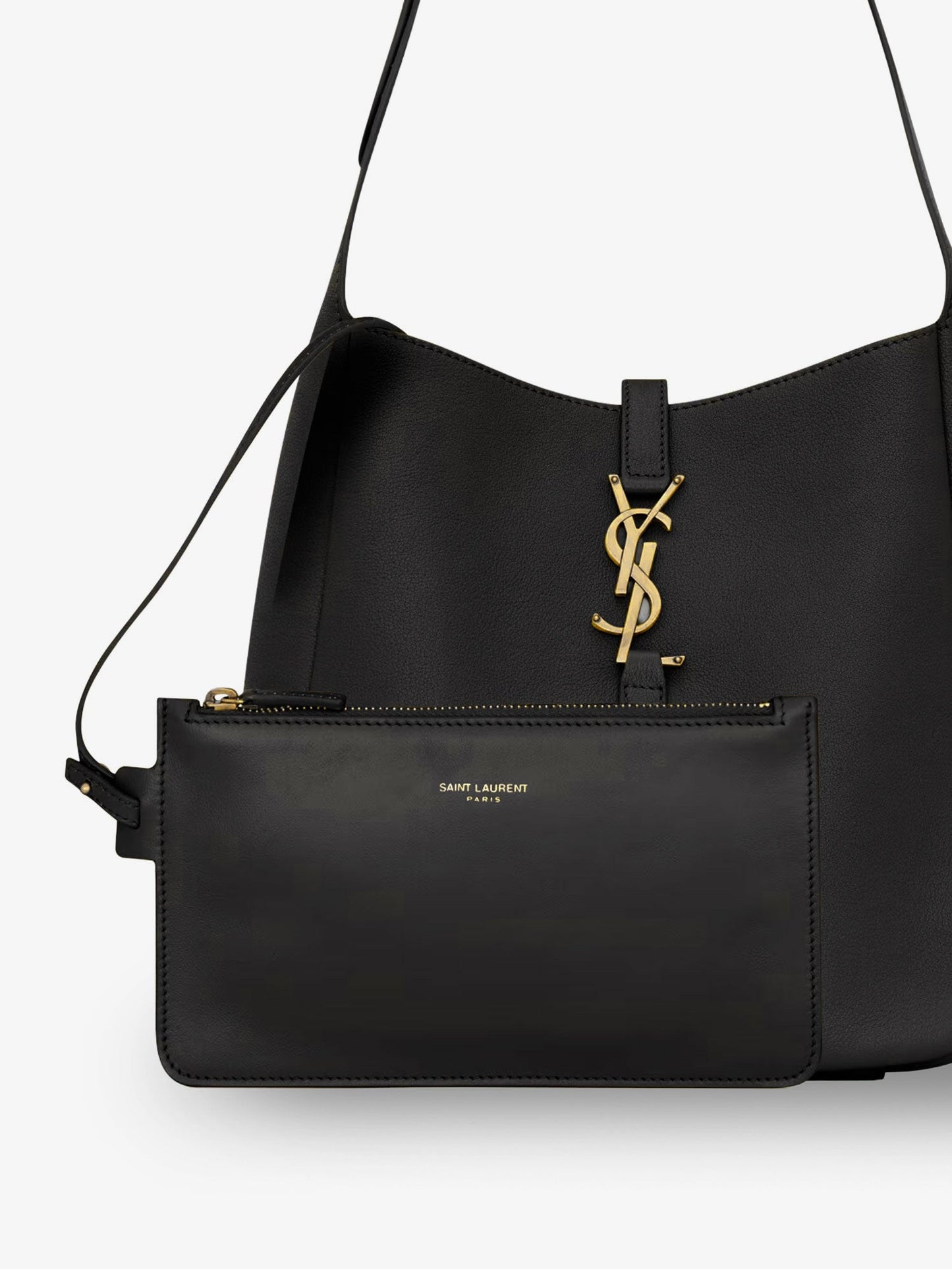 Le 5 à 7 leather shoulder bag