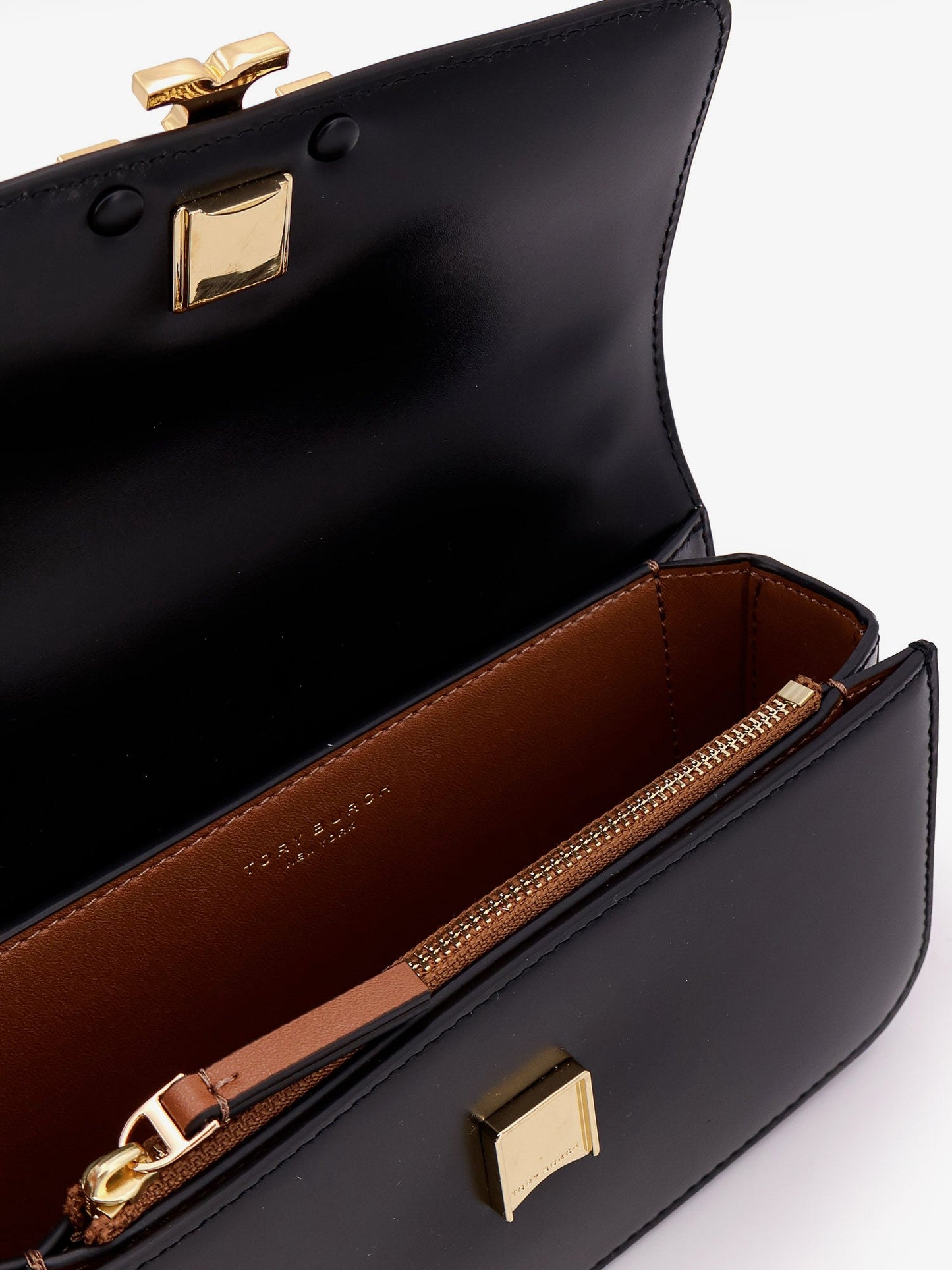 Leather shoulder bag