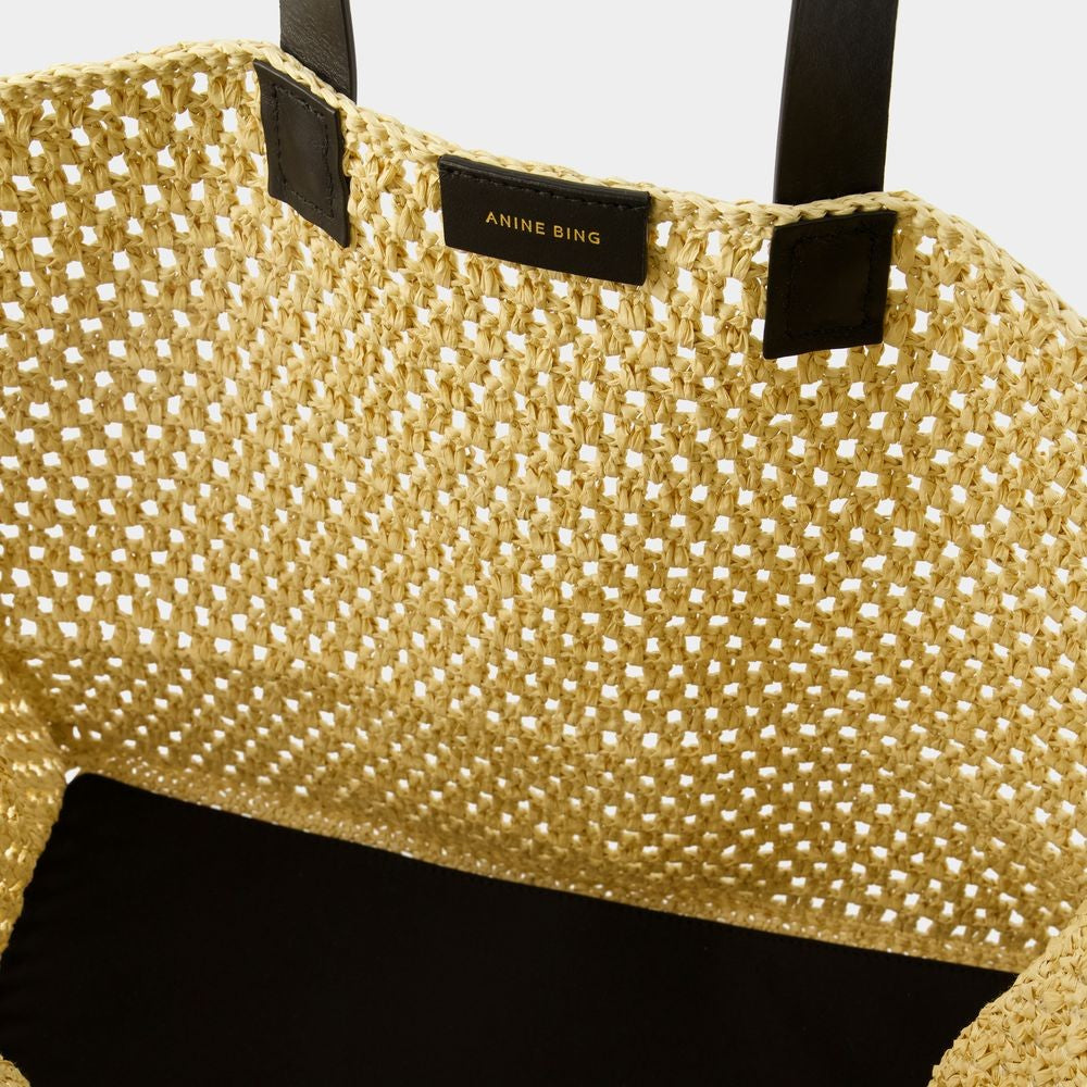 Anine Bing Large Rio Tote Bag - Synthetic - Beige