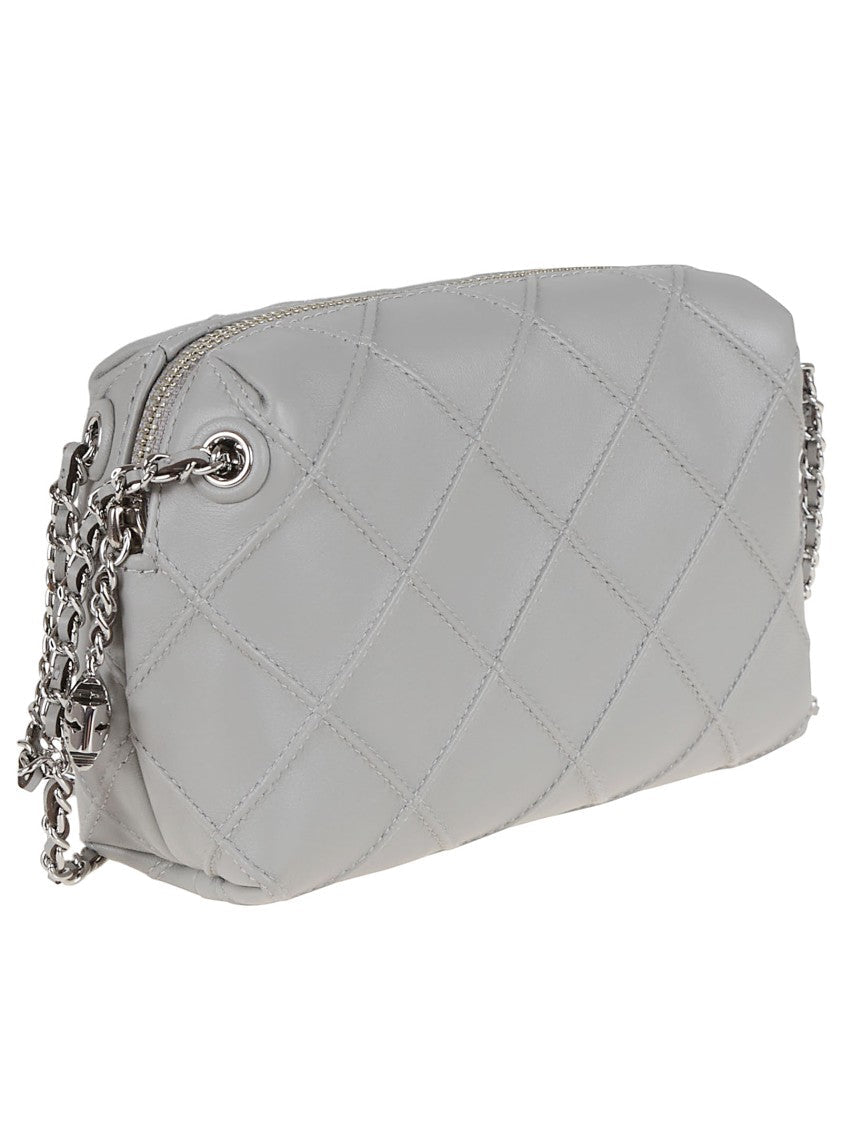 Tory Burch Quilted Leather Small Bag With Chain Strap