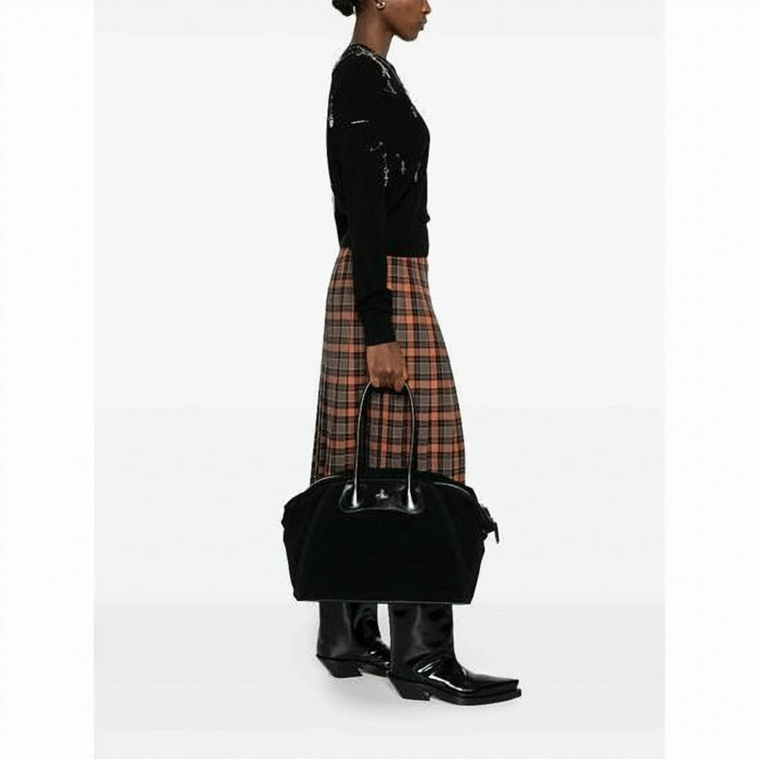 Vivienne Westwood Soft Calf Leather Shoulder Bag