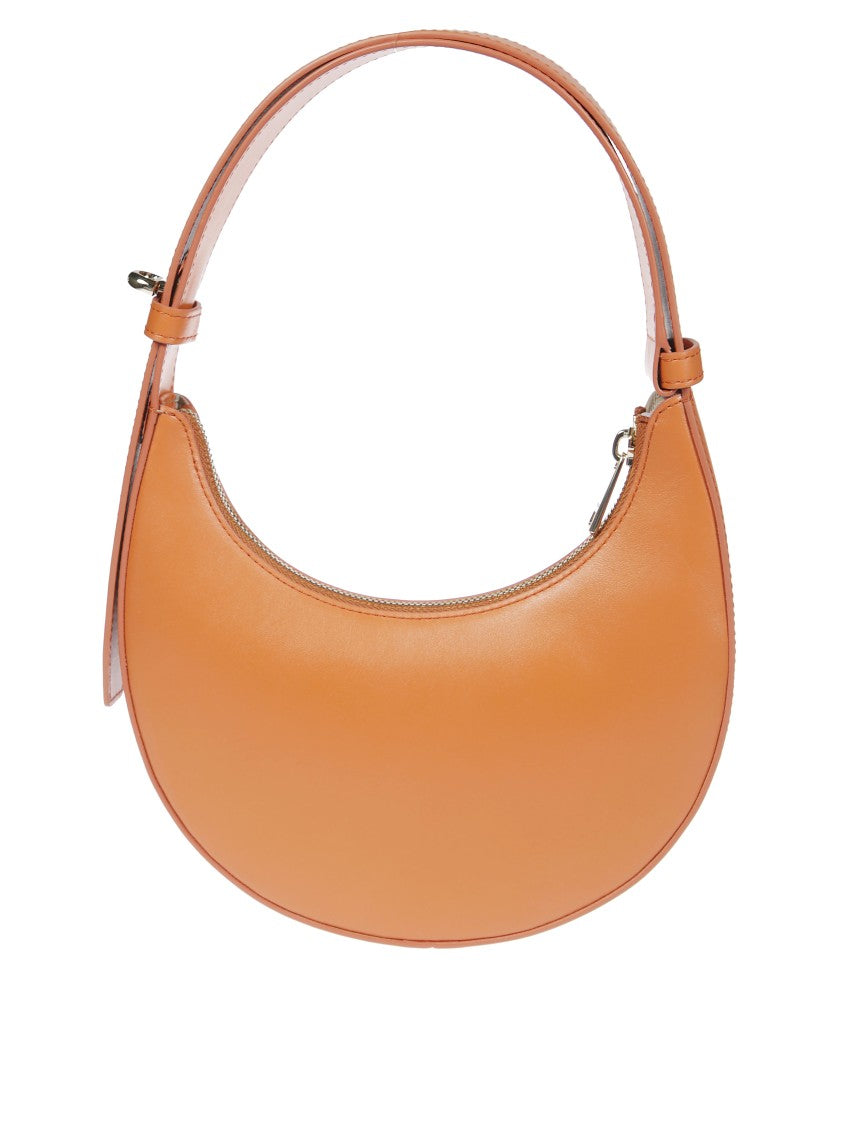 Furla Curved Leather Mini Shoulder Bag