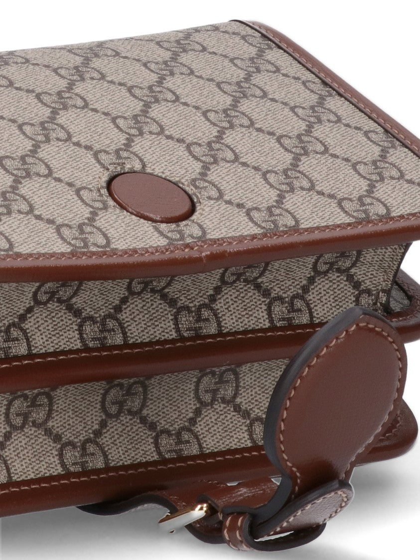 Gucci Mini Gg Supreme Fabric Shoulder Bag