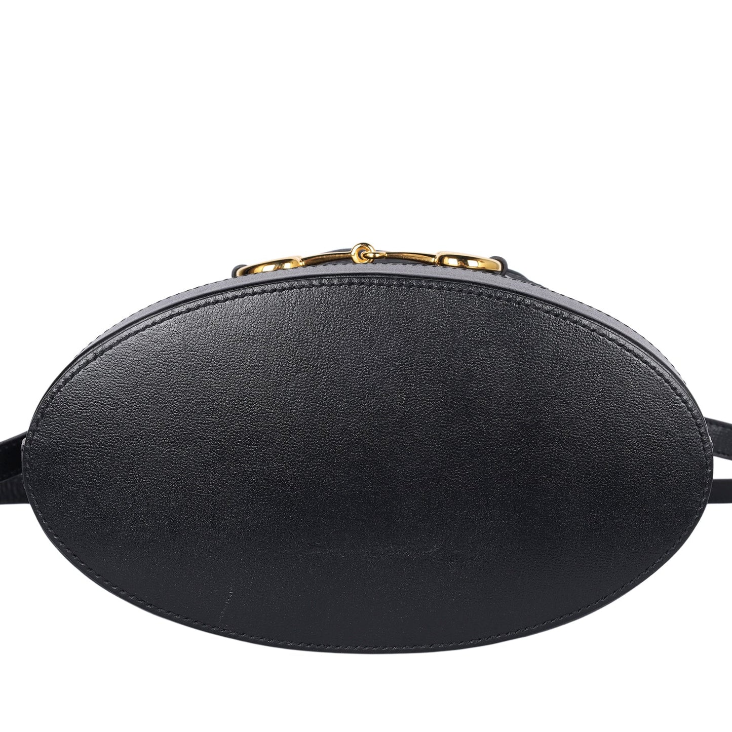 Azalea Sakai Calfskin Horsebit 1955 Drawstring Bucket Bag