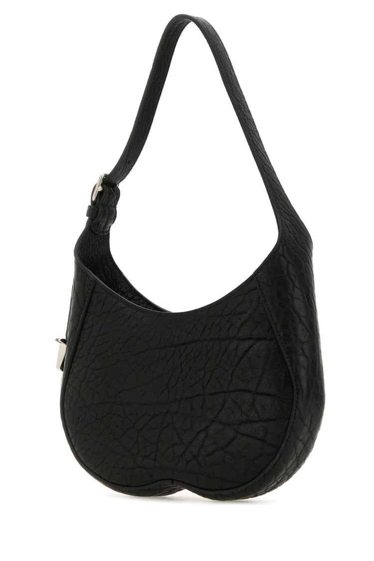 Burberry Black Leather Small Chess Shoulder Bag