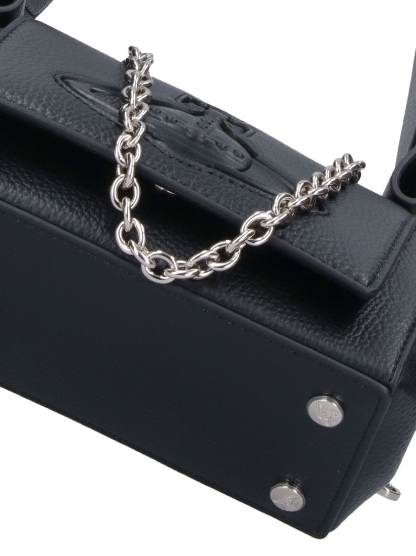 Vivienne Westwood "Hazel" Small Handbag – Black