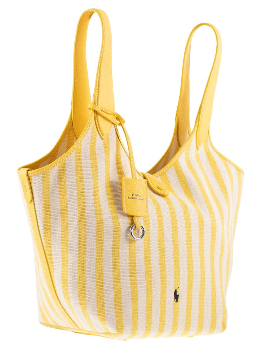 Polo Ralph Lauren Striped Canvas Polo Play Tote