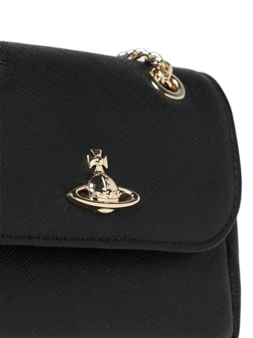 Vivienne Westwood Textured Cowhide Crossbody Bag