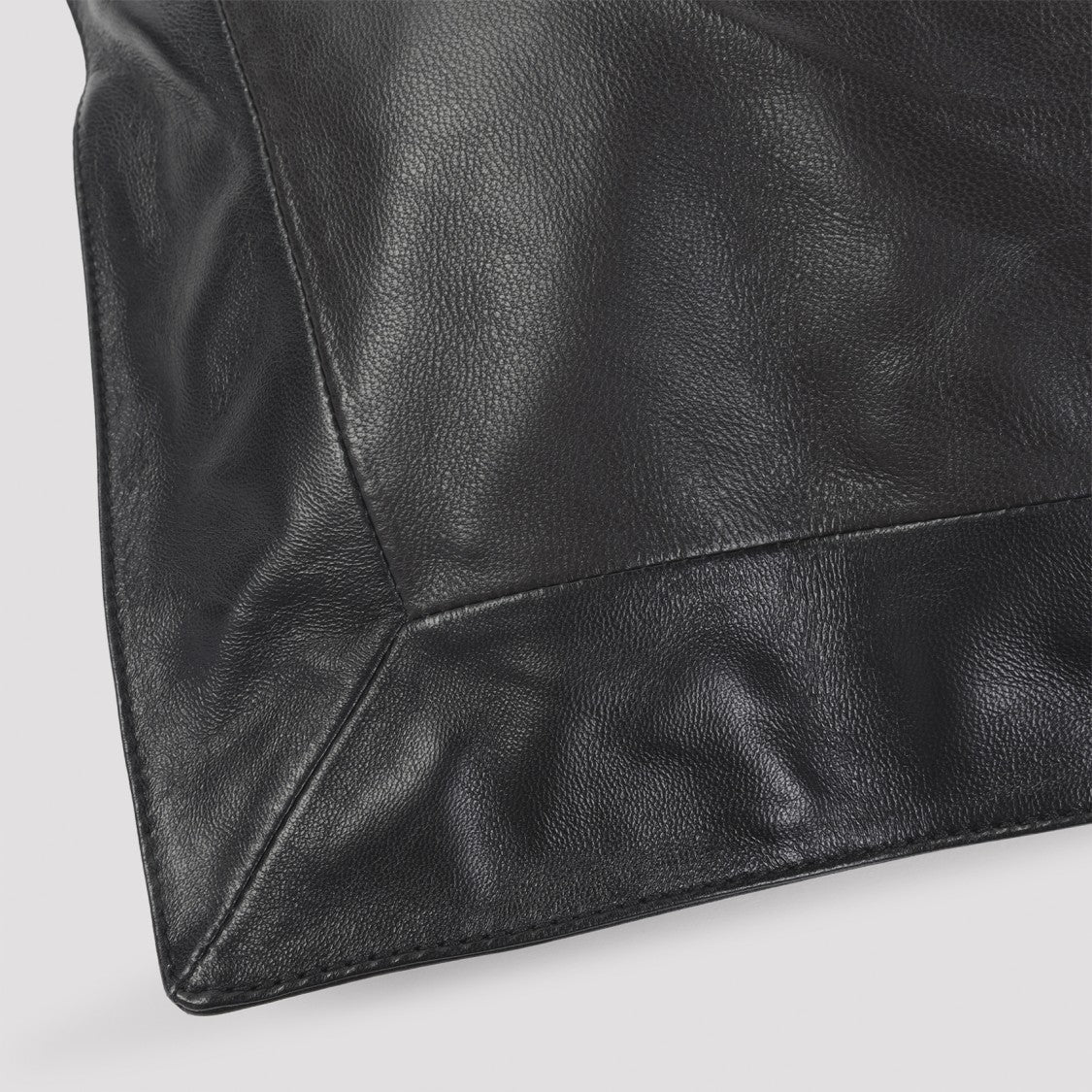 Lemaire Scarf Small Dark Brown Lamb Leather Shoulder Bag