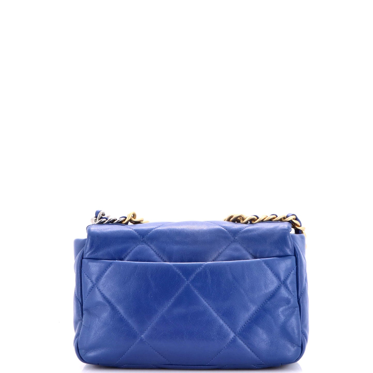 19 Flap Bag Quilted Leather Medium