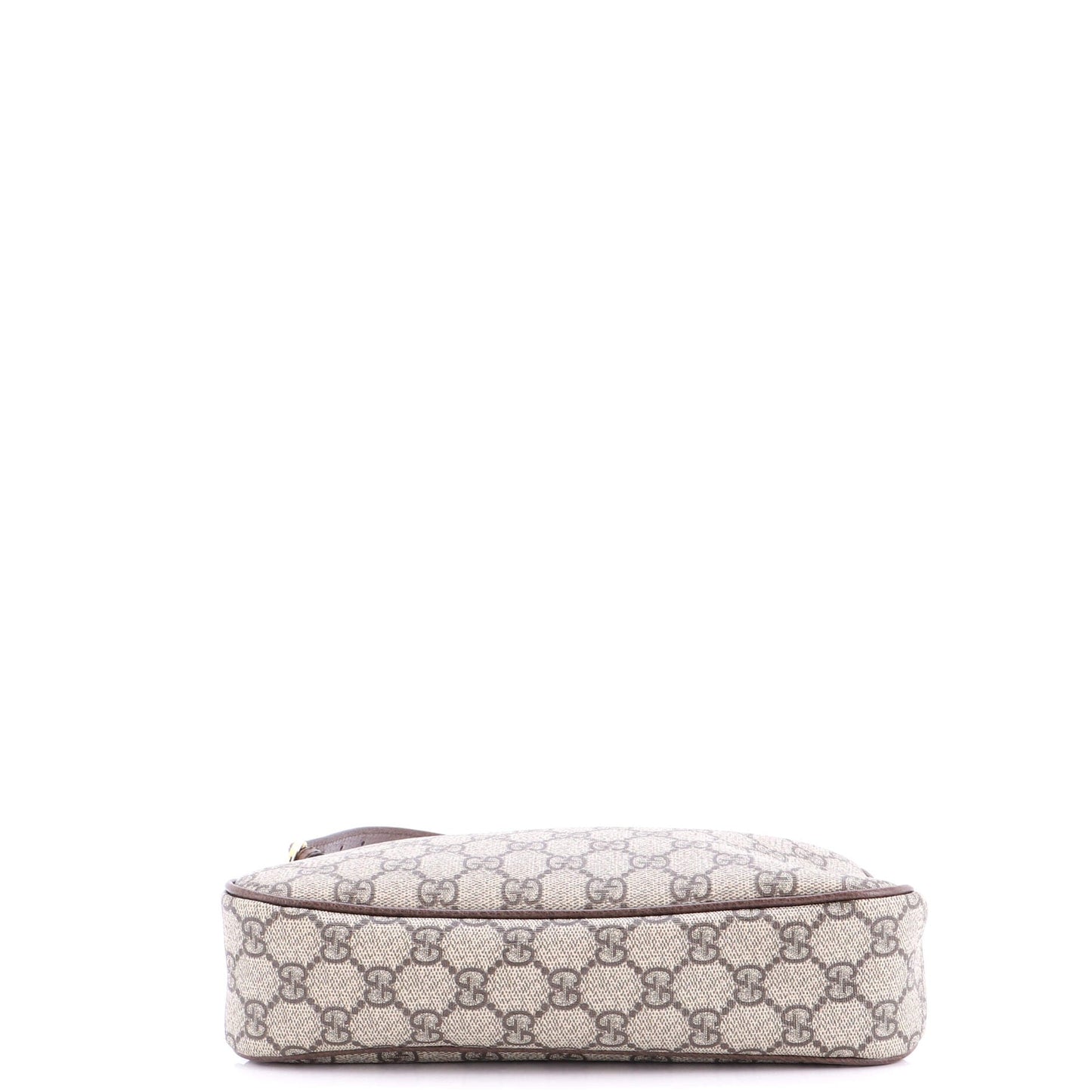 Ophidia Zip Pochette Shoulder Bag GG Coated Canvas with Leather Small