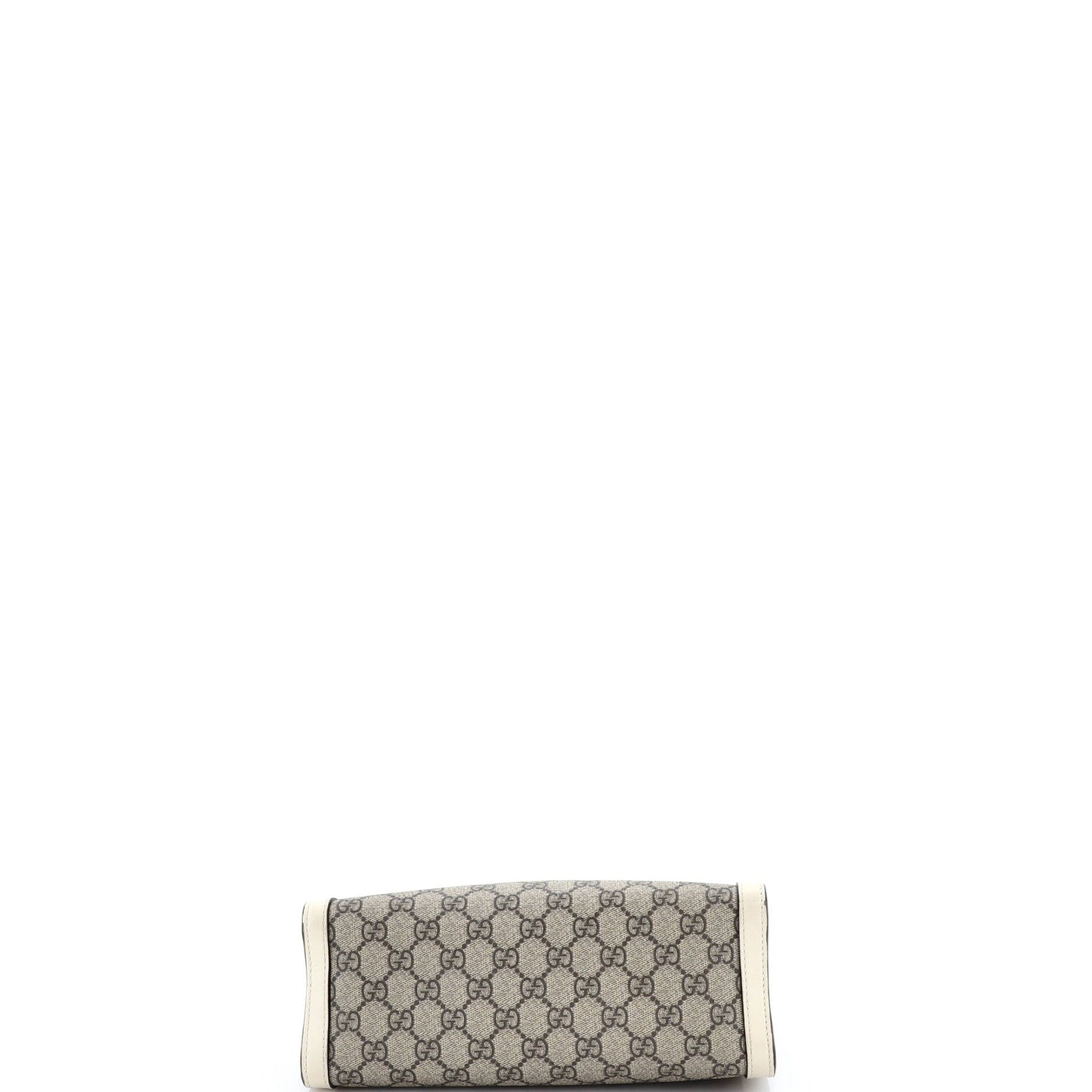 Padlock Chain Tote GG Coated Canvas with Leather Small