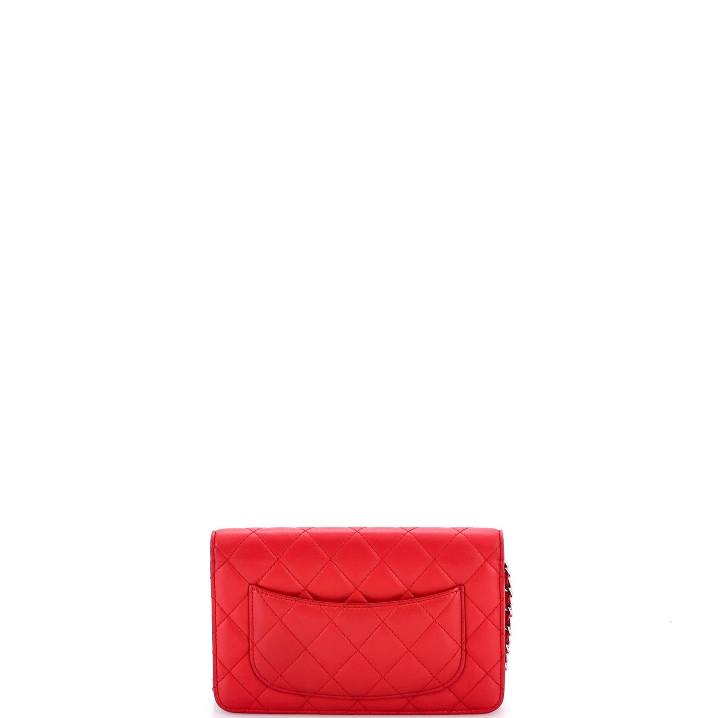 Wallet on Chain Quilted Lambskin